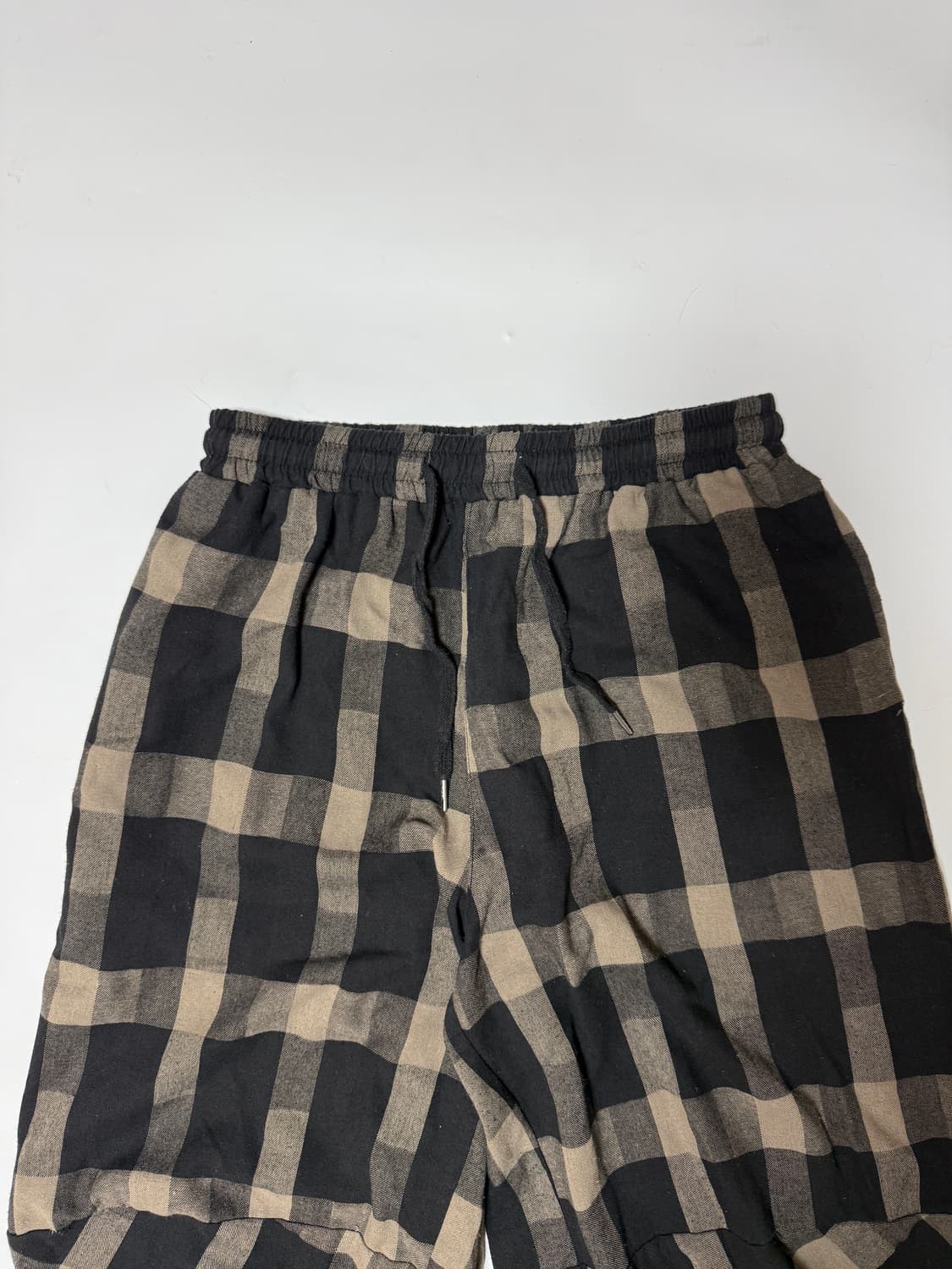 JPN 바이어스 체크 밴딩 사루엘 팬츠 상품이미지5