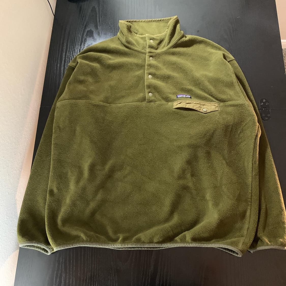 06FW 파타고니아 신칠라 스냅-티 올리브 솔리드 상품이미지1