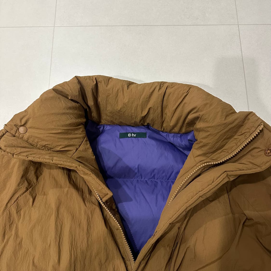 S 비헤비어 오리털 덕다운 배색곰패딩 파카 패딩 상품이미지6