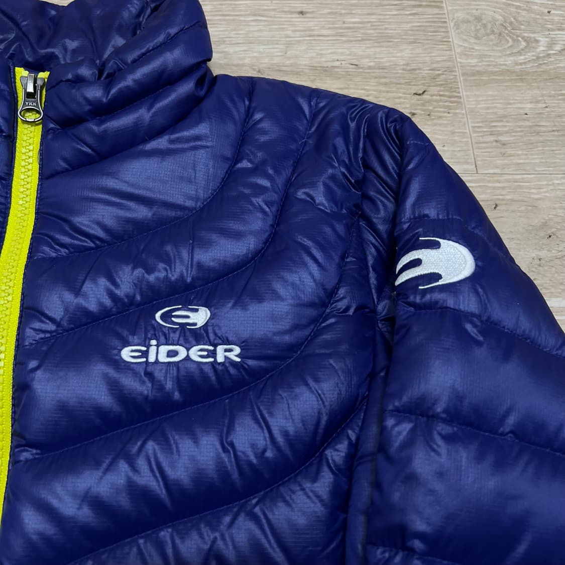 아이더 구스다운 스탠드넥 경량패딩 점퍼 [퍼플] M/95 상품이미지4