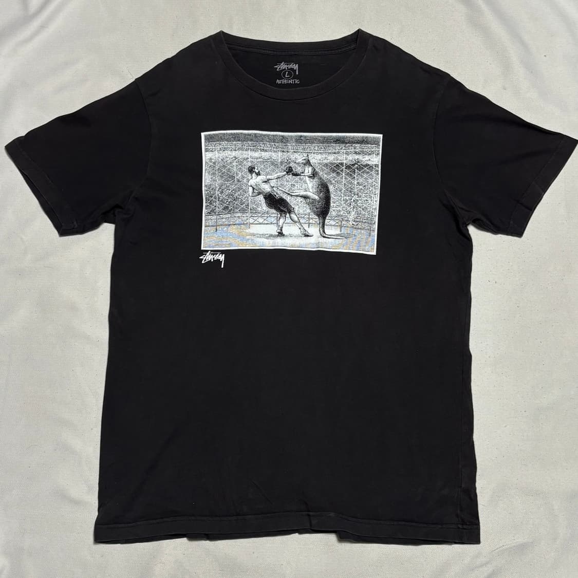 L 스투시 복싱 프린팅 반팔티  상품이미지2