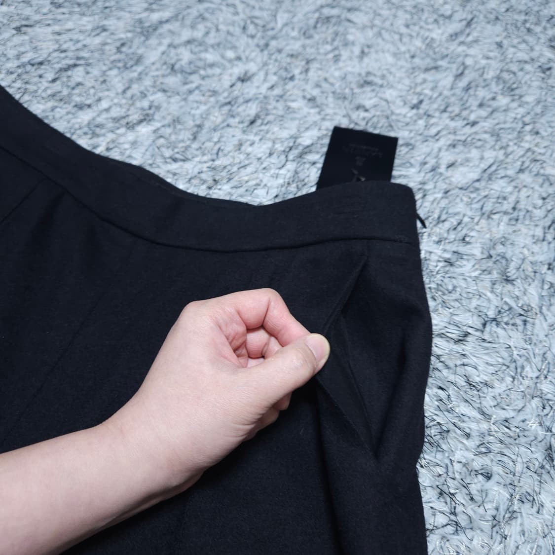 랑방Lanvin)67-98 캐시미어혼방 모직 와이드슬랙스 / 왕눈이샵 상품이미지3