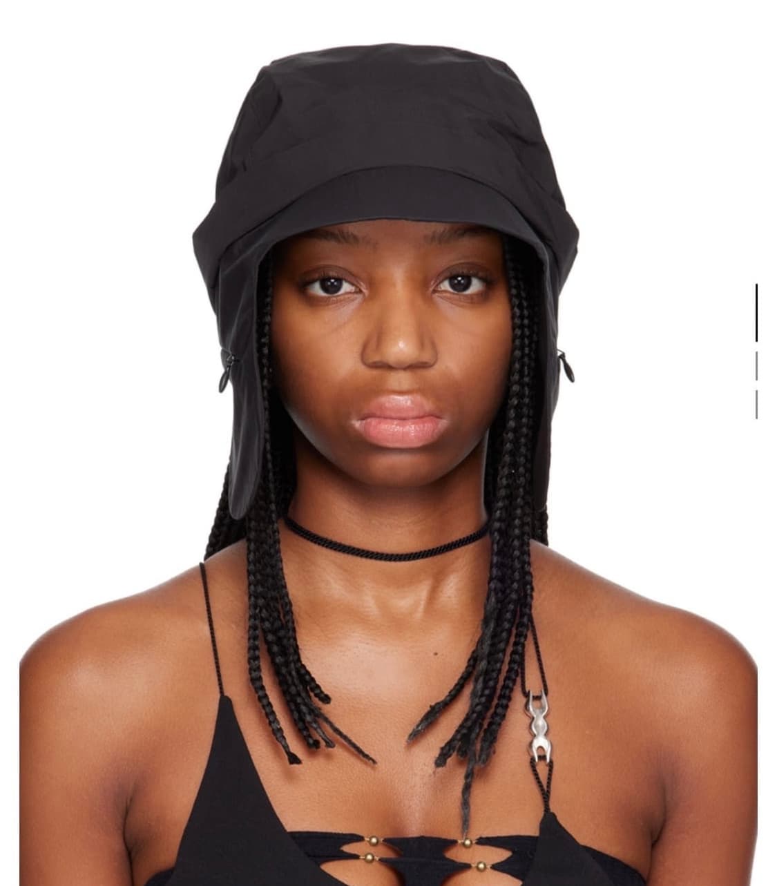 혜인서 블랙 플랩 버킷햇 ( 새상품 ) 상품이미지2