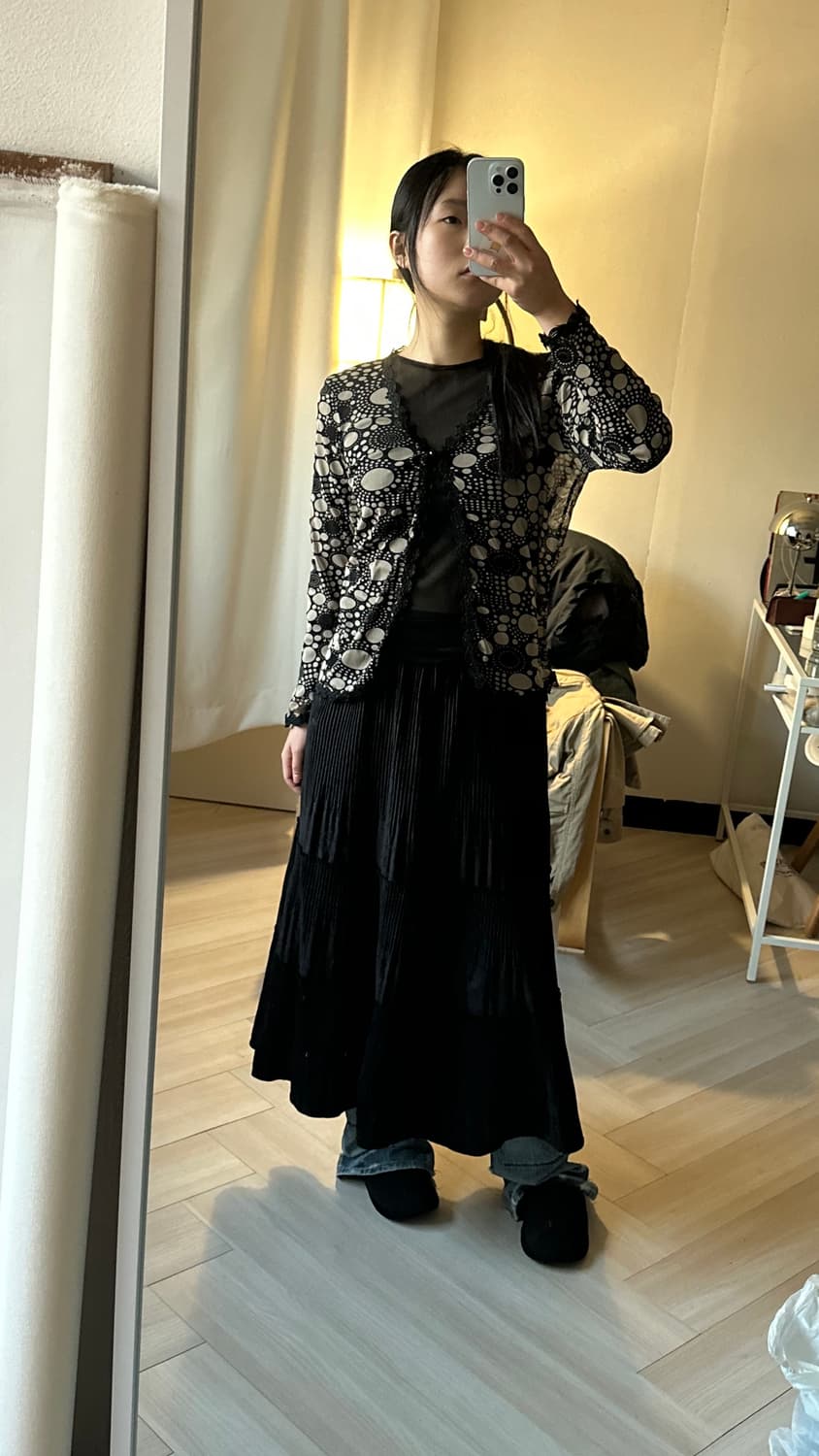 [VARIATION] dot pattern cardigan 상품이미지5