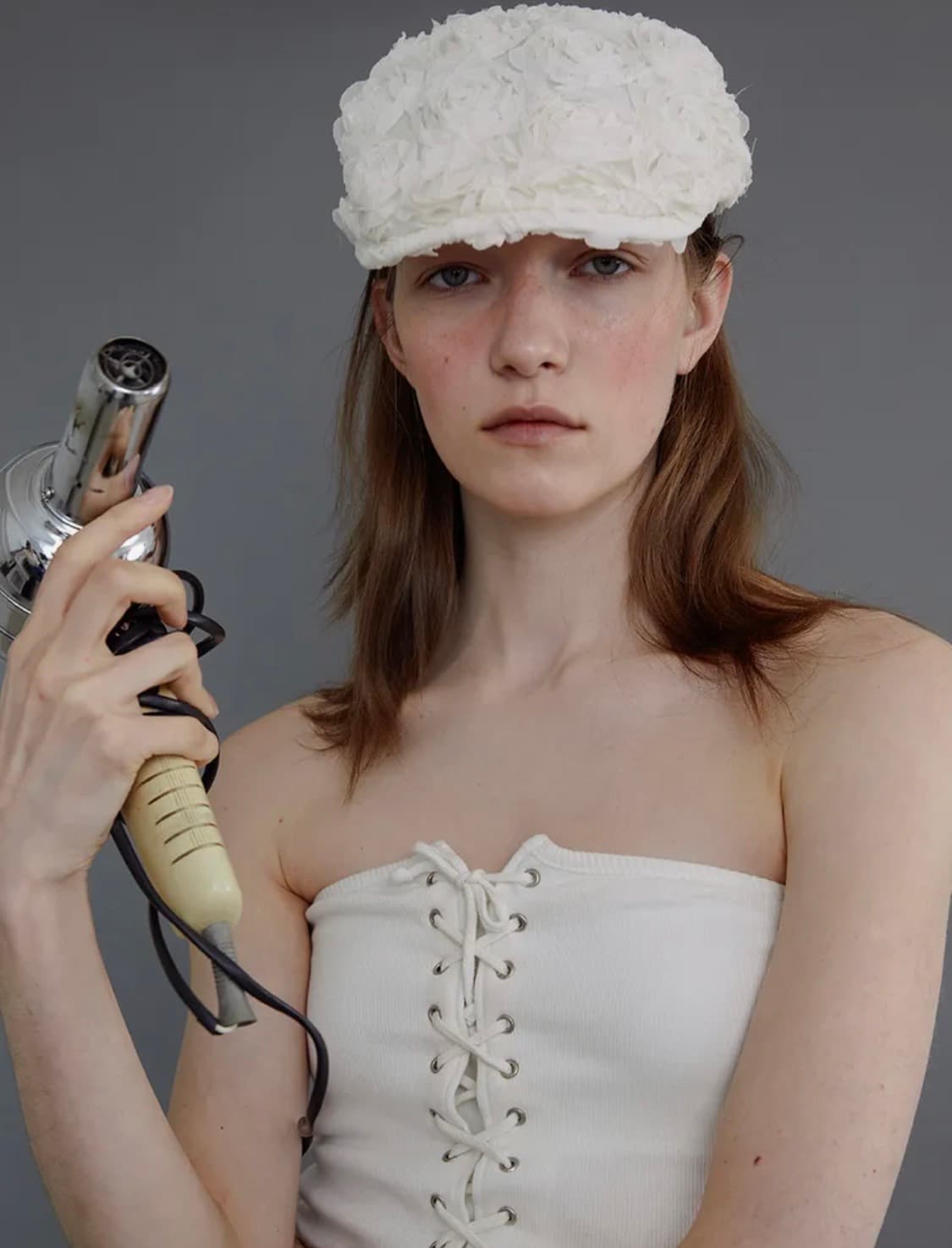 어썸니즈 클래식 헌팅캡_로즈 크림 상품이미지3