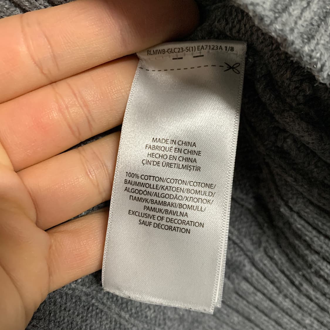 폴로 랄프로렌 코튼 케이블 니트 18-20 상품이미지4