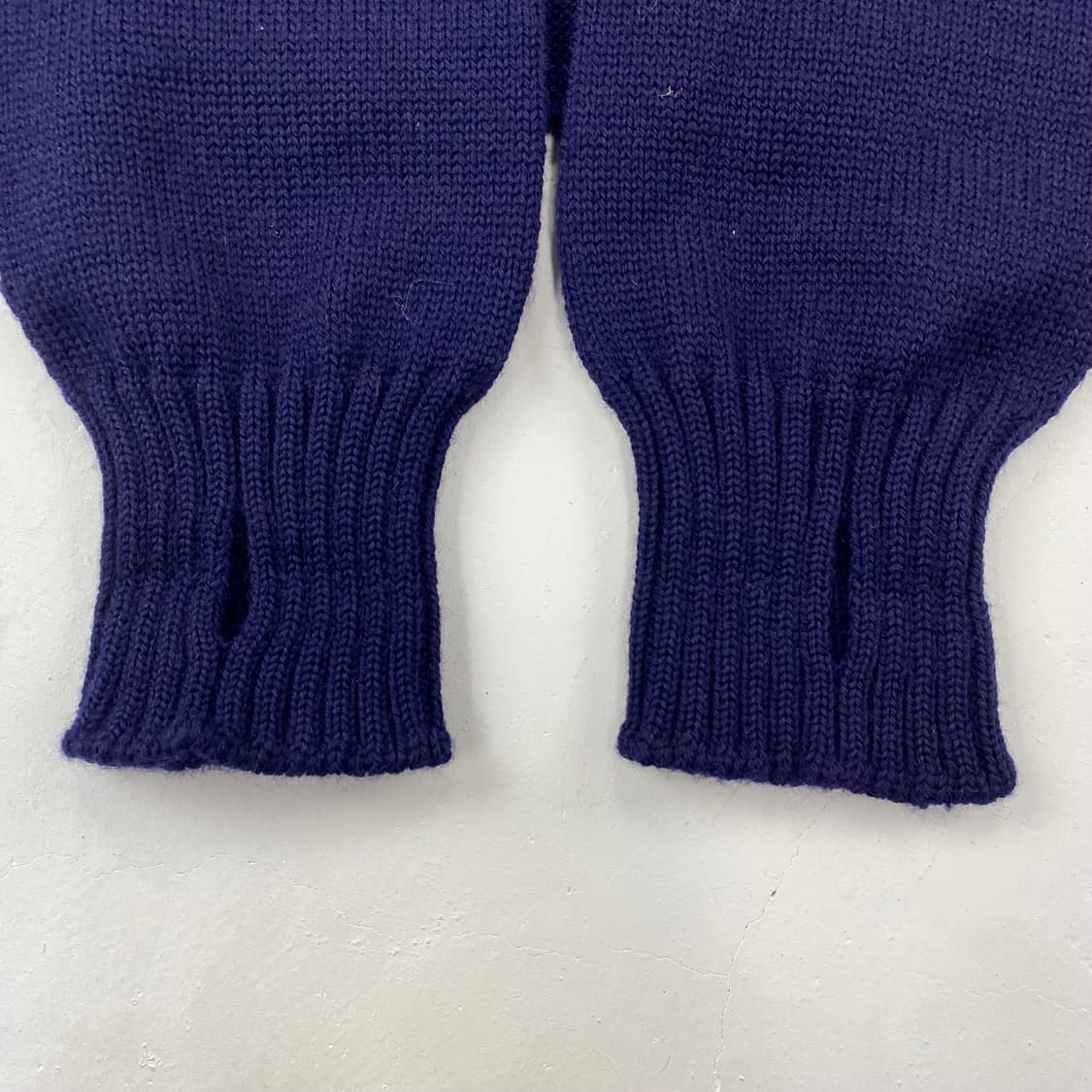 건지 울른스 터틀넥 네이비 피셔맨 스웨터 (100) 상품이미지6