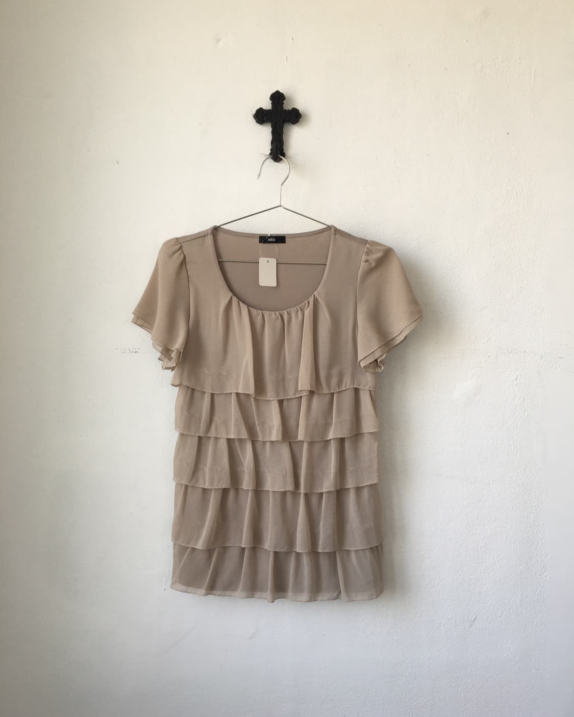 Layer point blouse 상품이미지2