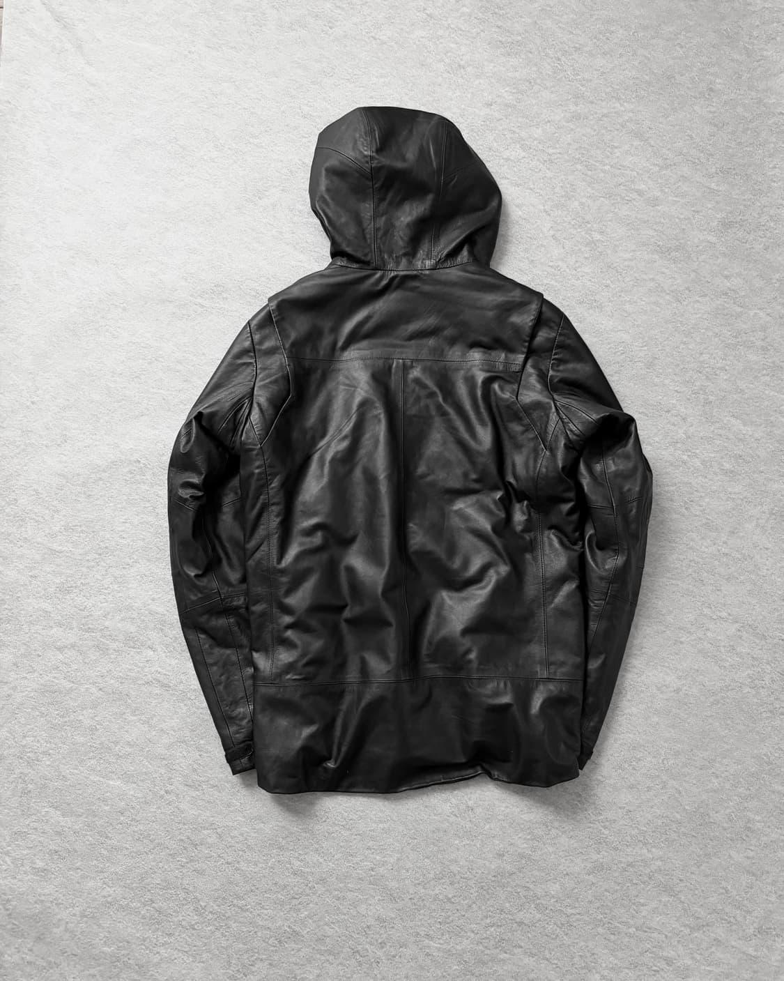 C Diem 하이넥 사선 램스킨 자켓 상품이미지2