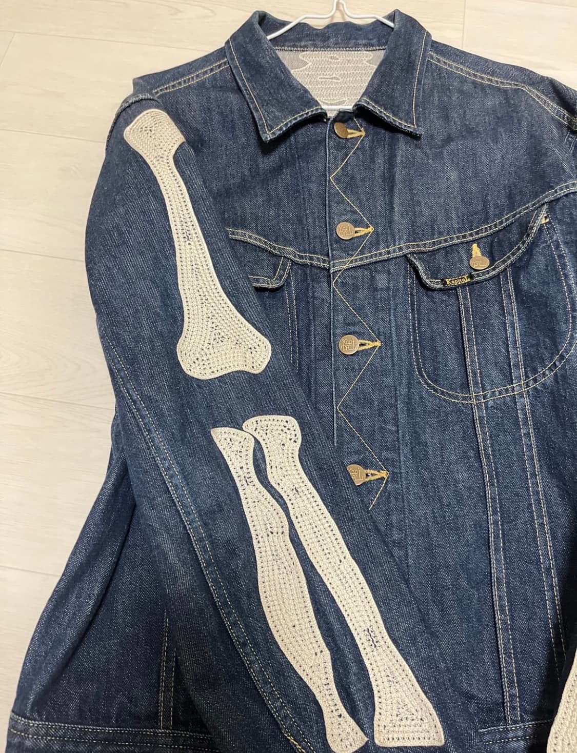 캐피탈 본 데님 자켓 46 사이즈 상품이미지4