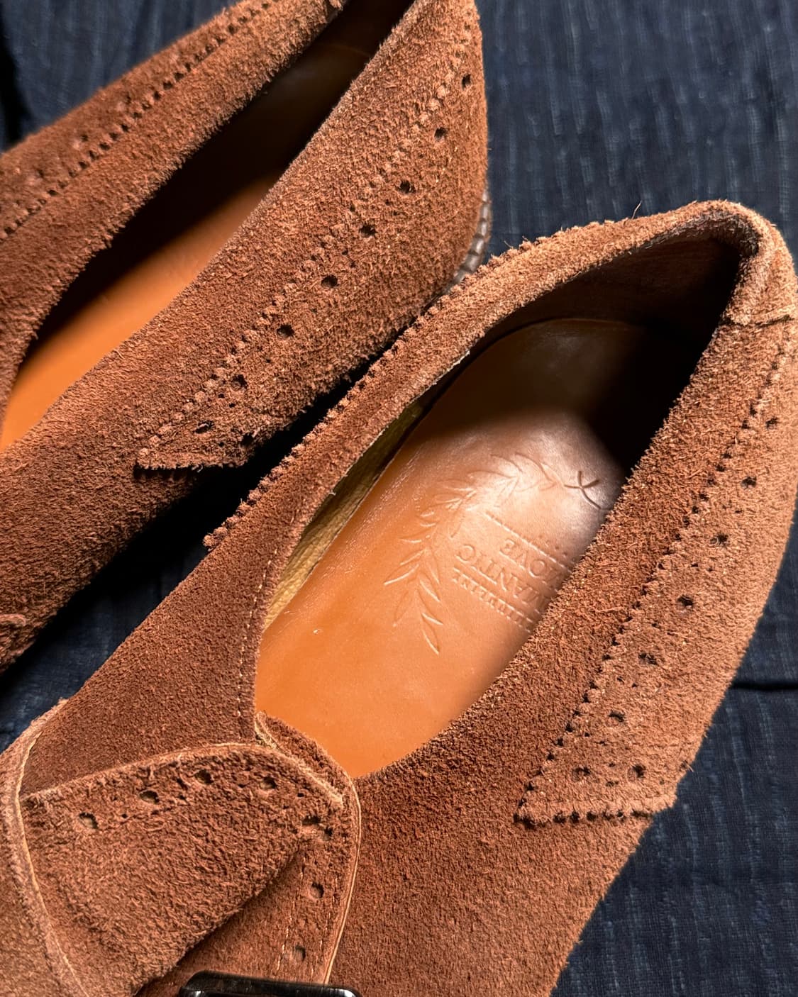 로맨틱무브 스웨이드 몽크 스트랩 슈즈 255 상품이미지4