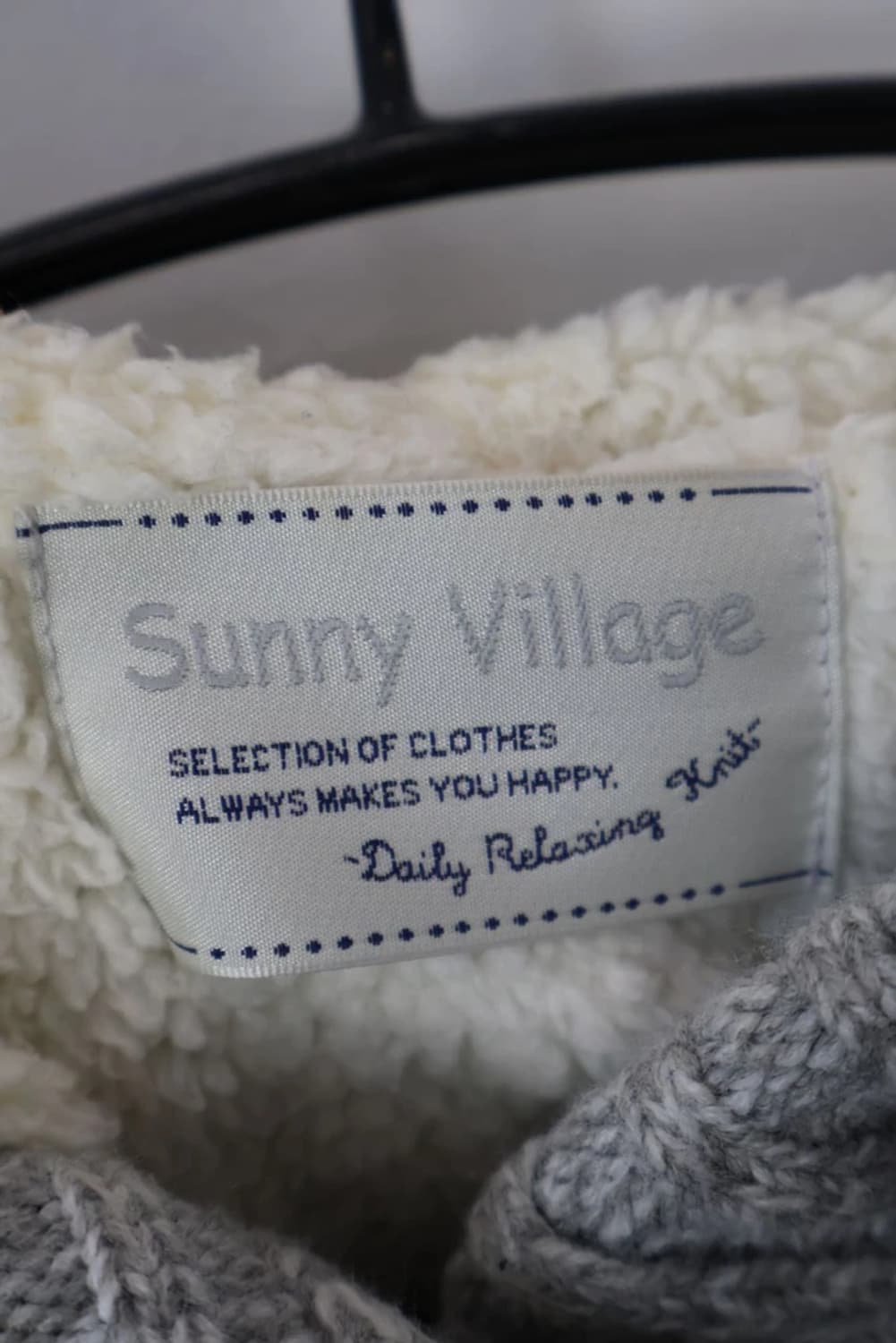 Sunny Village Cable Knit Hooded Cardigan 상품이미지5