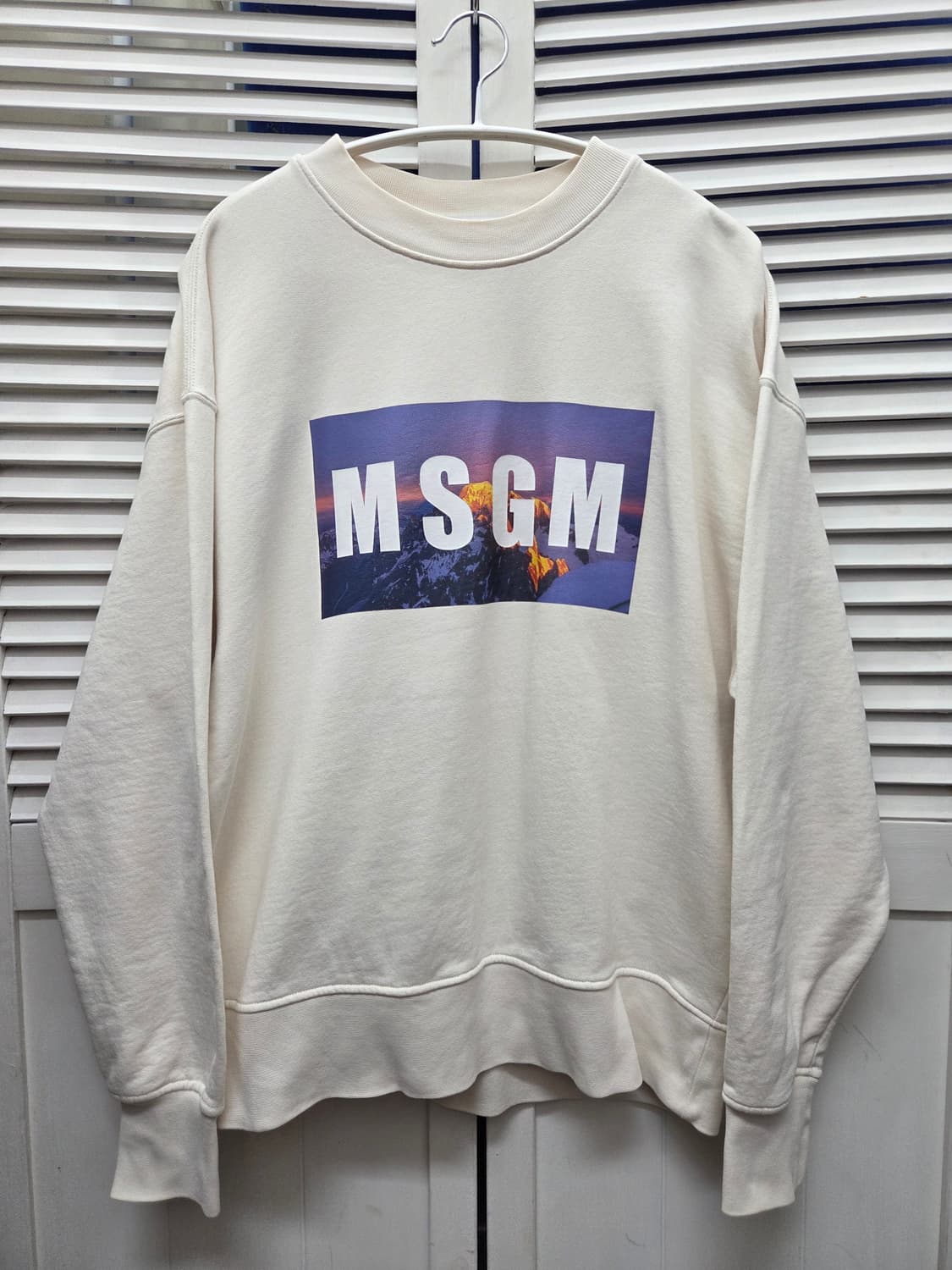 MSGM 오버핏 스웻셔츠 맨투맨 상품이미지1