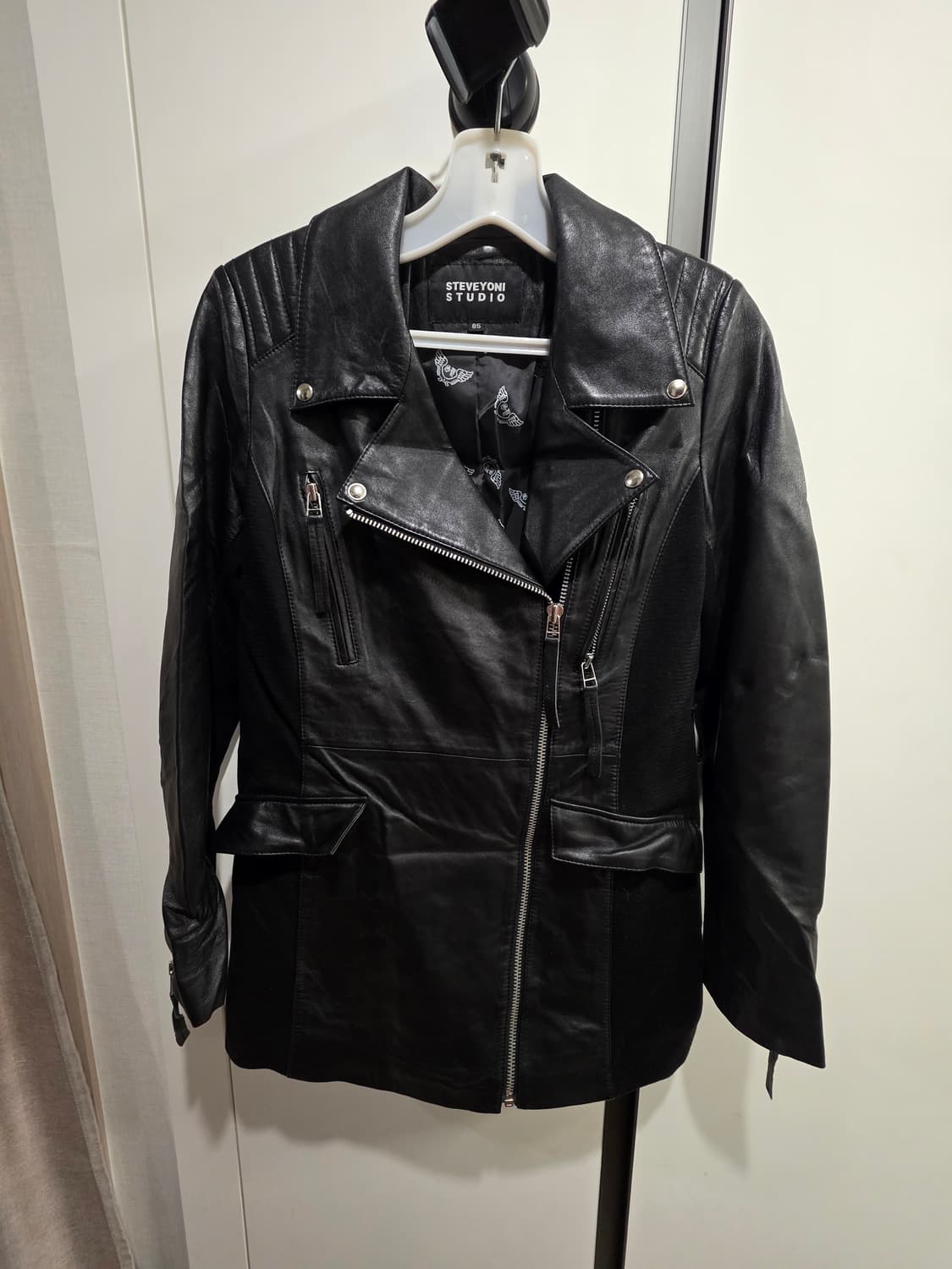 STEVEYONI 가죽 라이더 자켓 55사이즈 상품이미지1