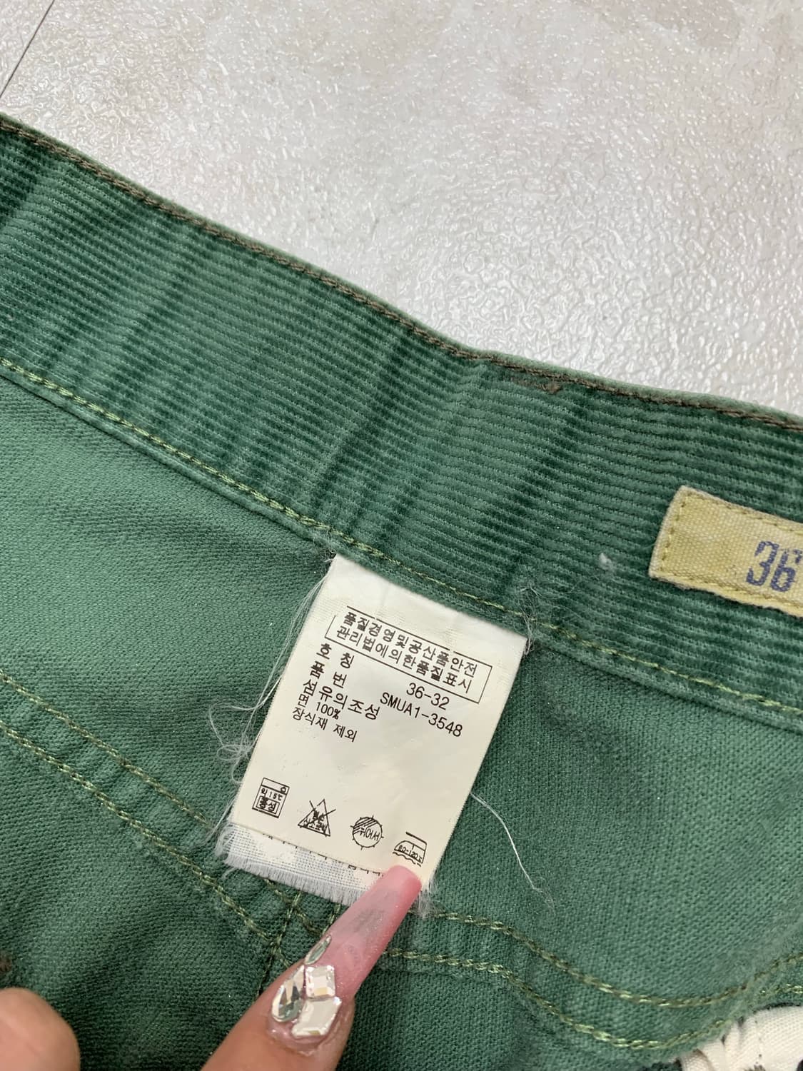 폴로 올리브 코듀로이 팬츠#09 상품이미지5