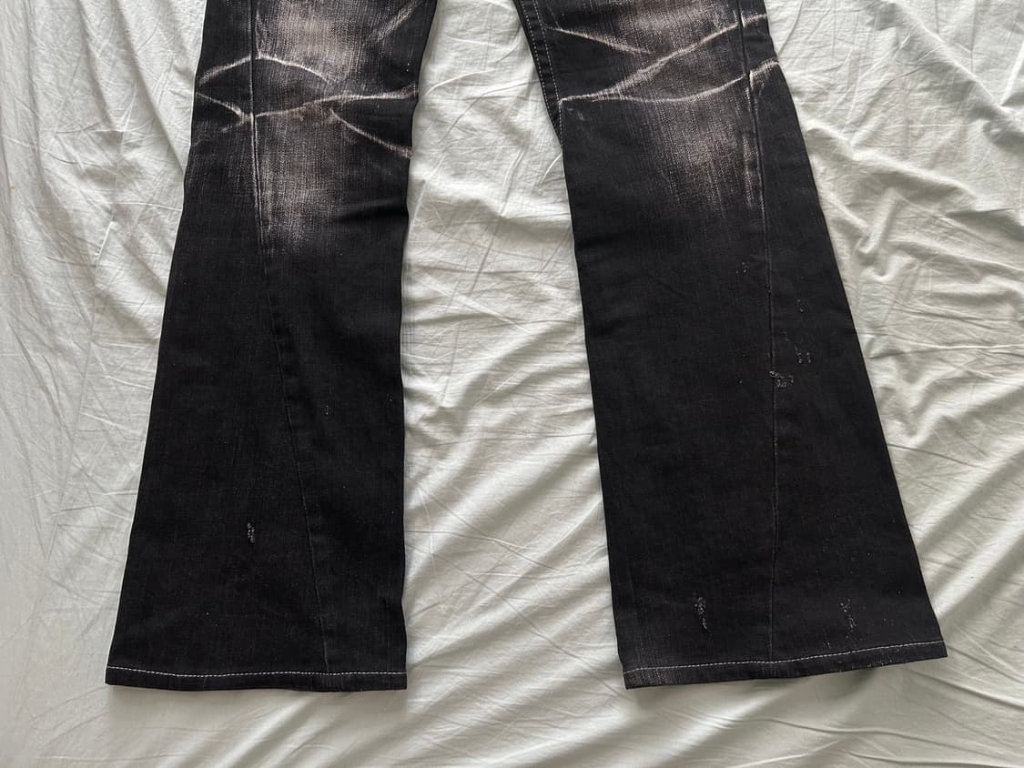 토네이도마트 흑청 워싱진 상품이미지3