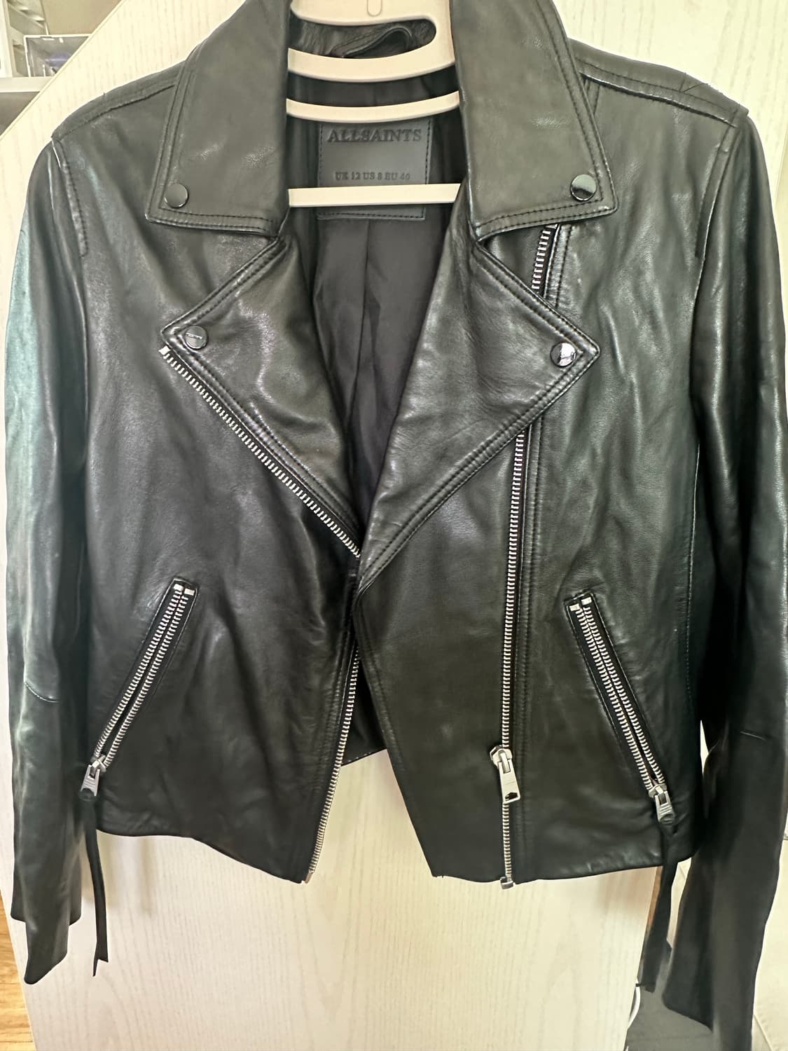 All Saints 올세인츠 여성 가죽 자킷 상품이미지2
