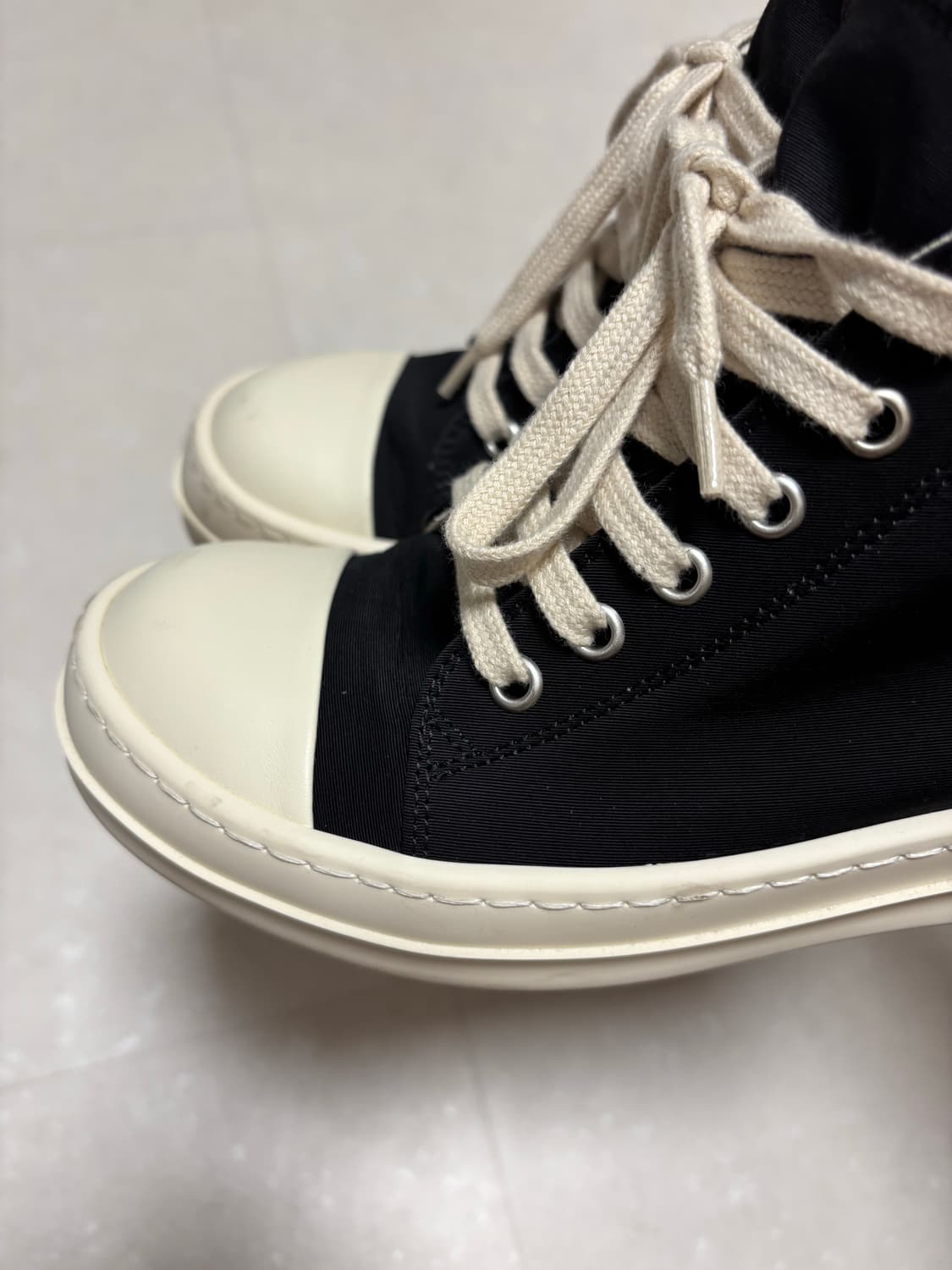 릭오웬스 drkshdw 라몬즈 캔버스 로우 35 상품이미지4