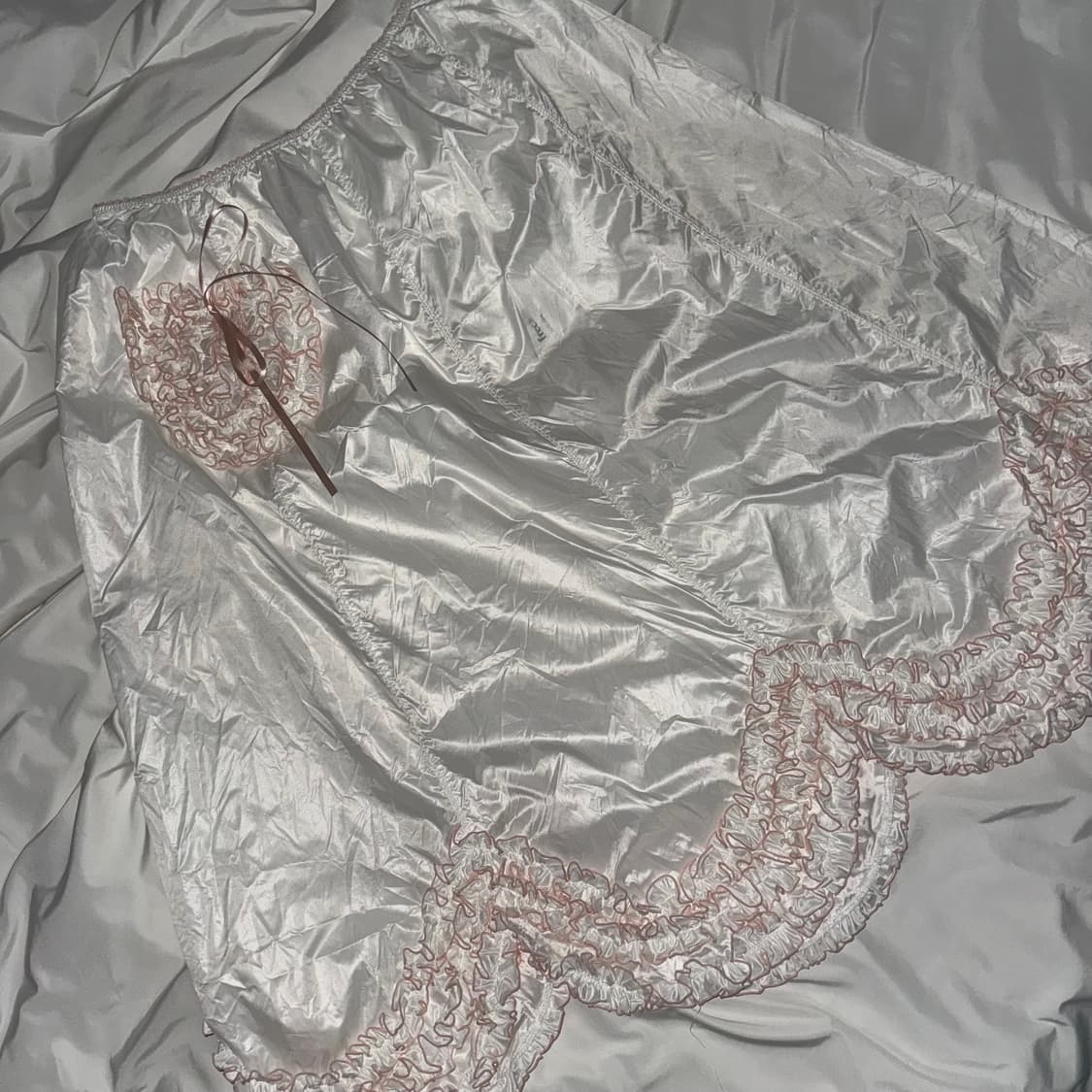 프레클 리본 프릴 케이크 스커트 상품이미지1