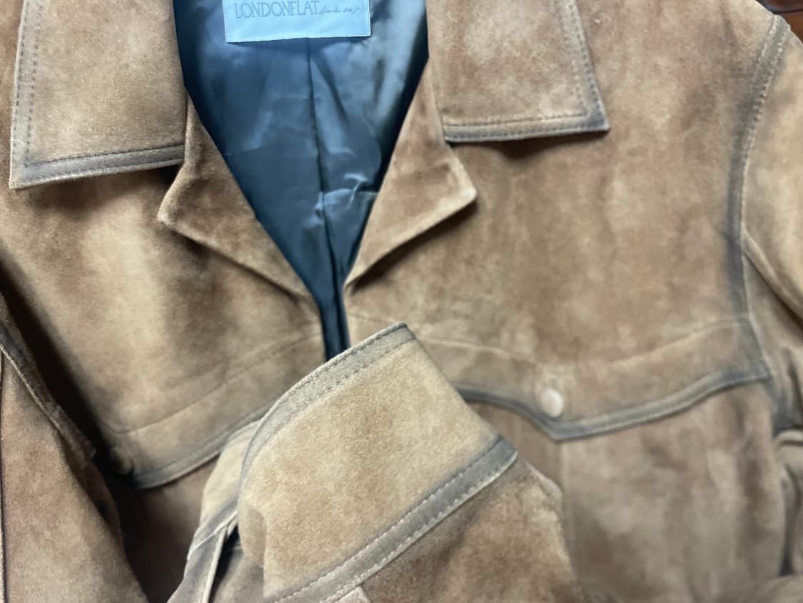 런던플랏 나파 스웨이드 고트 자켓 미사용품 상품이미지7