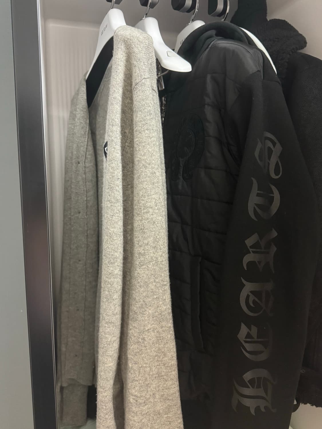 크롬하츠 블랙 니트패딩 상품이미지2