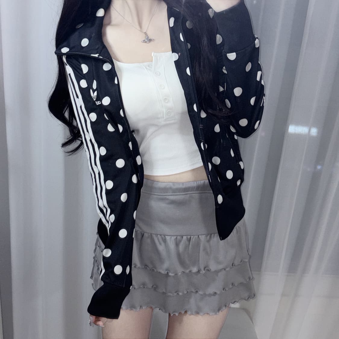 아디다스 나우아임영 도트 땡땡이 져지 90 상품이미지2