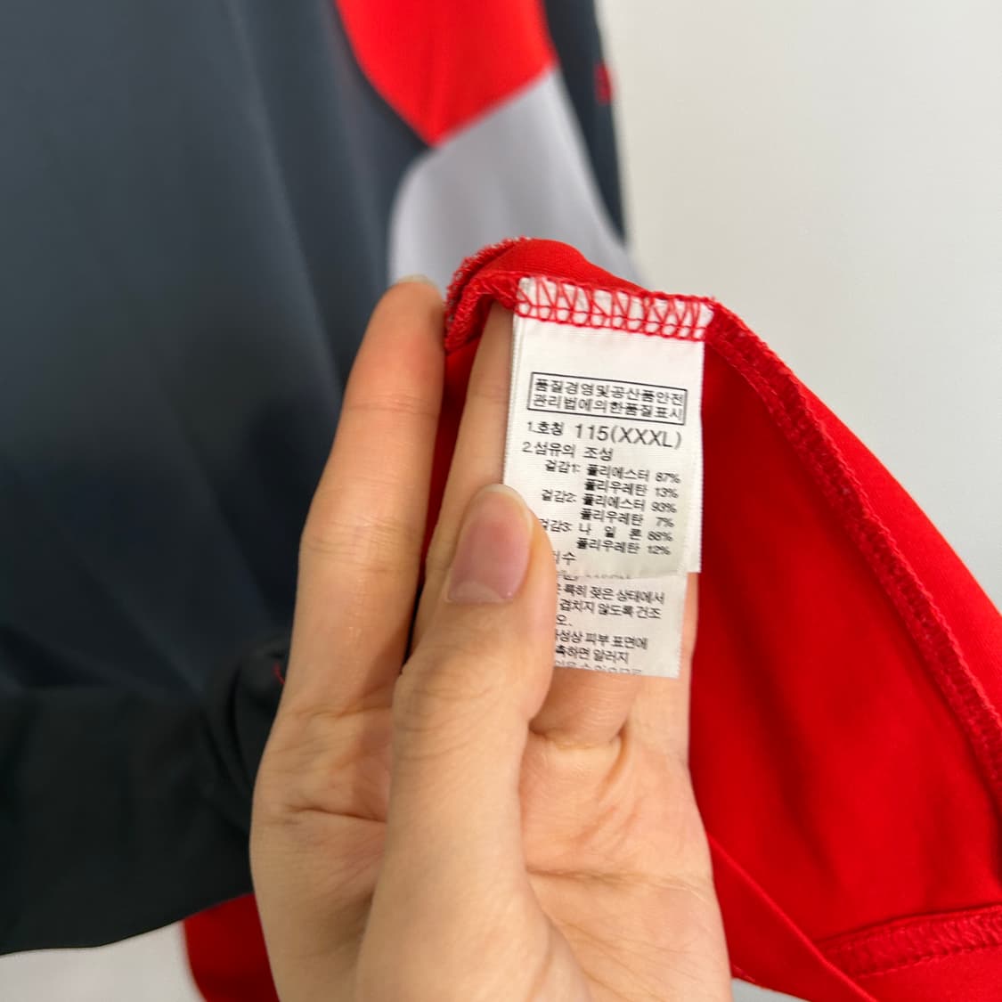 노스페이스 남성 반집업 티셔츠 115 빅사이즈 상품이미지4