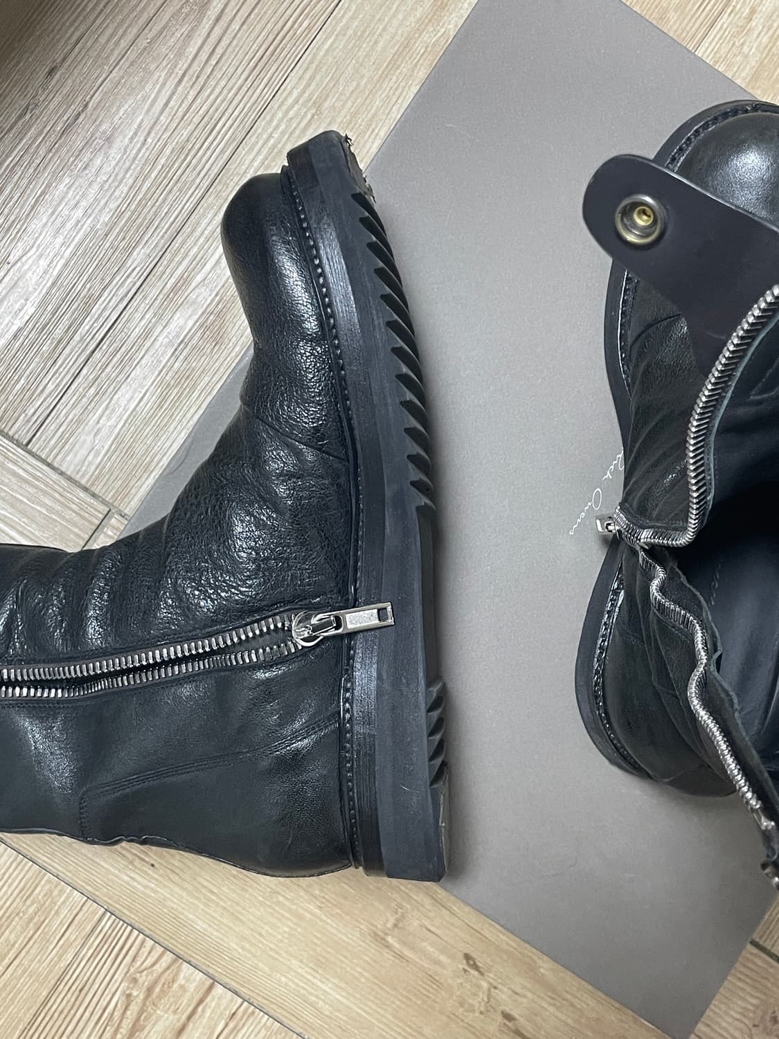 42) 릭오웬스 사이드집업 부츠 상품이미지2