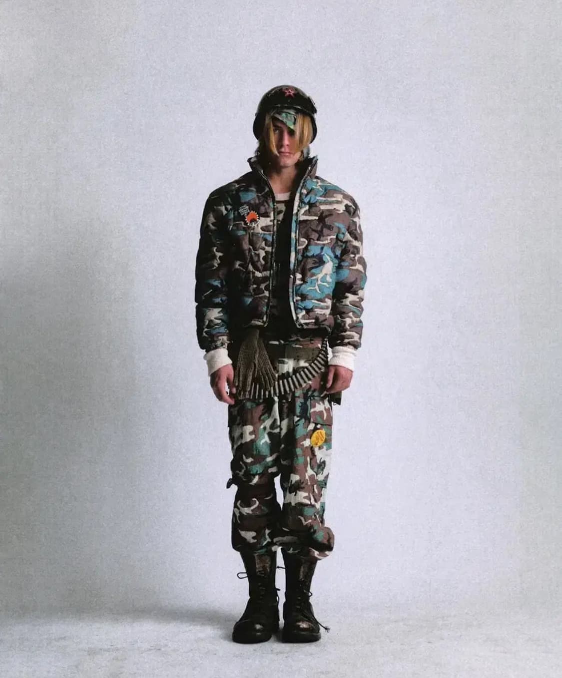 erl 카모 패딩 L 상품이미지1