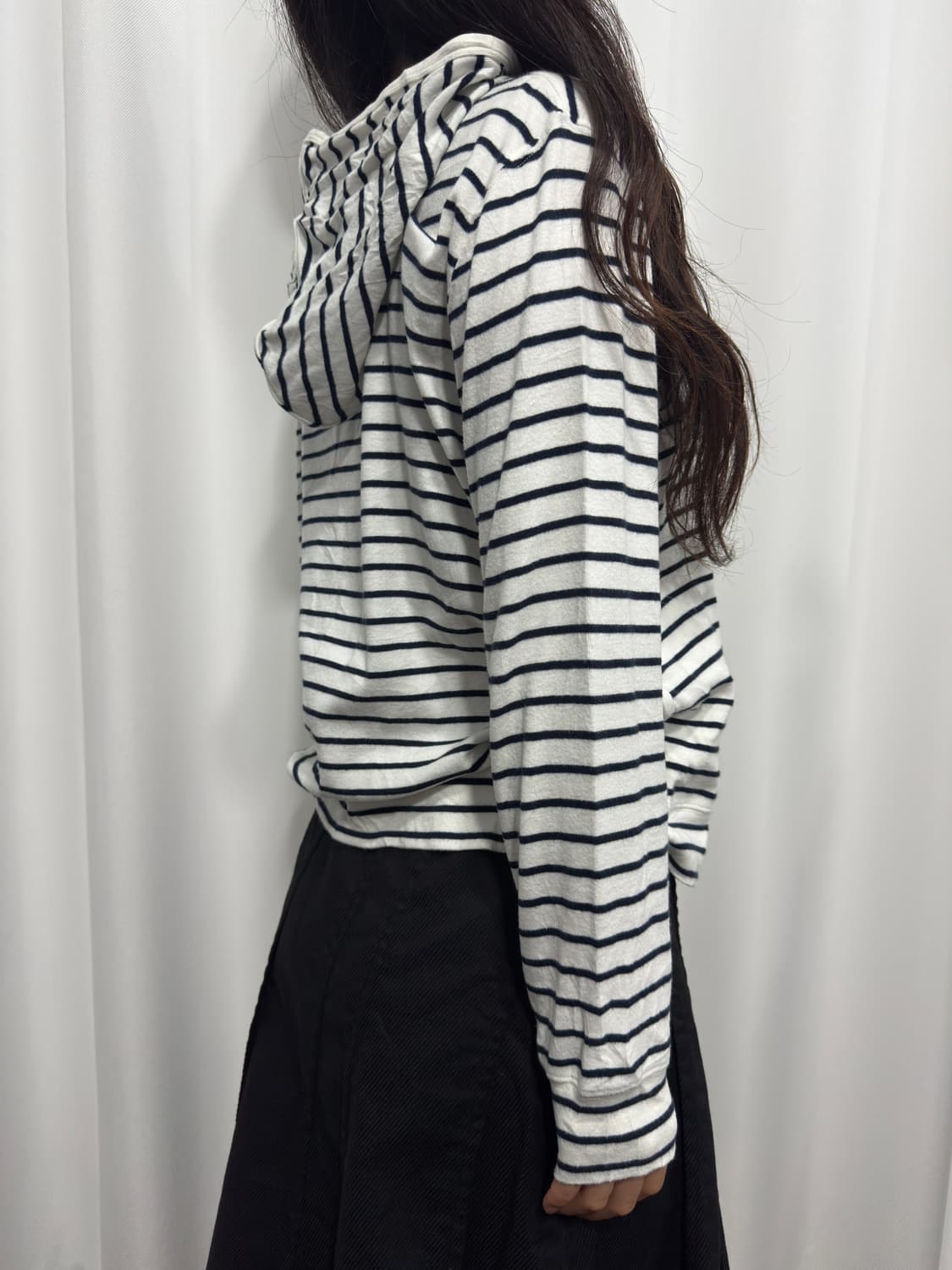 cinema club stripe hood zipup 상품이미지4