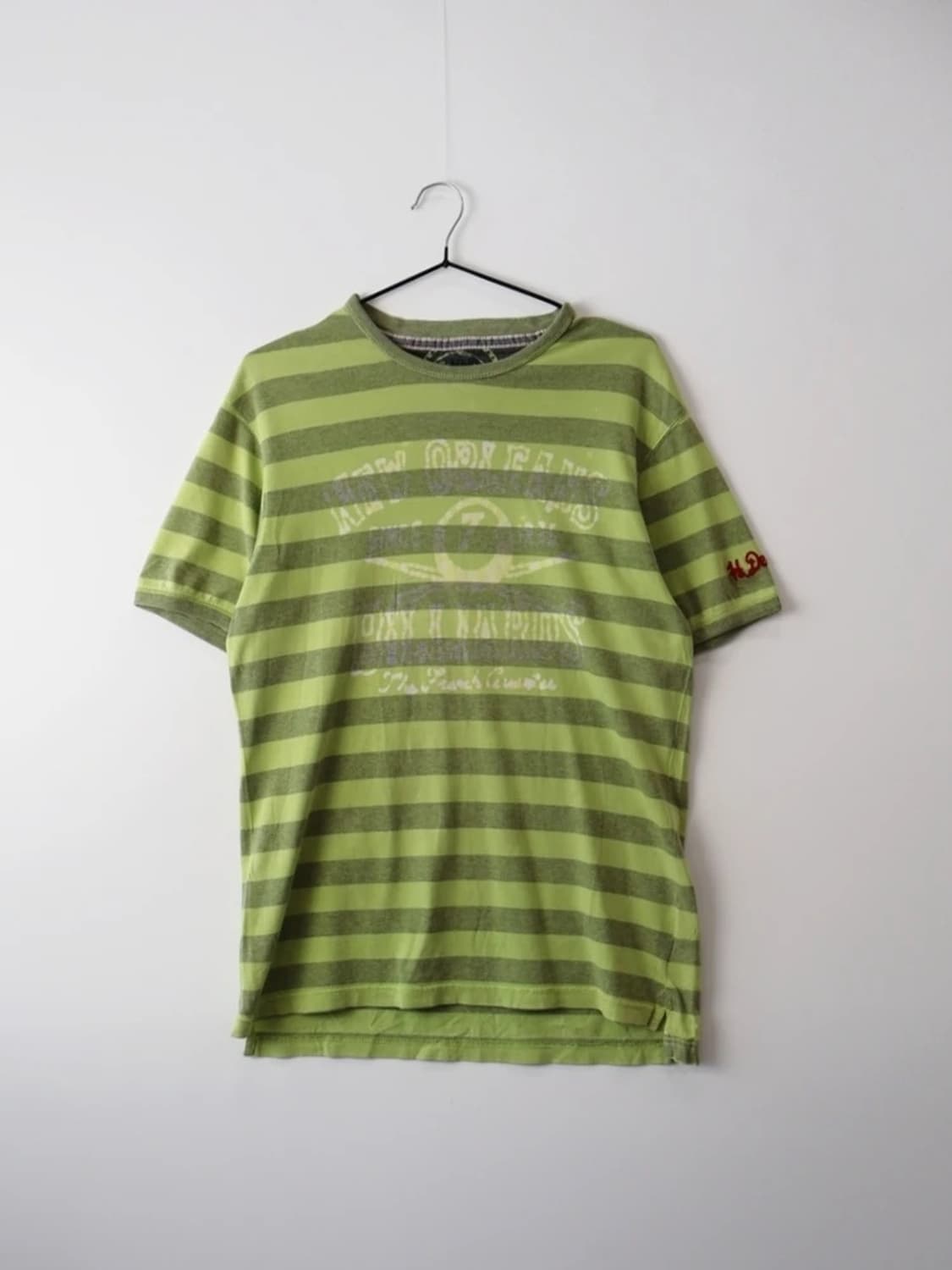 Tommy Hilfiger Green Stripe Tee 상품이미지4
