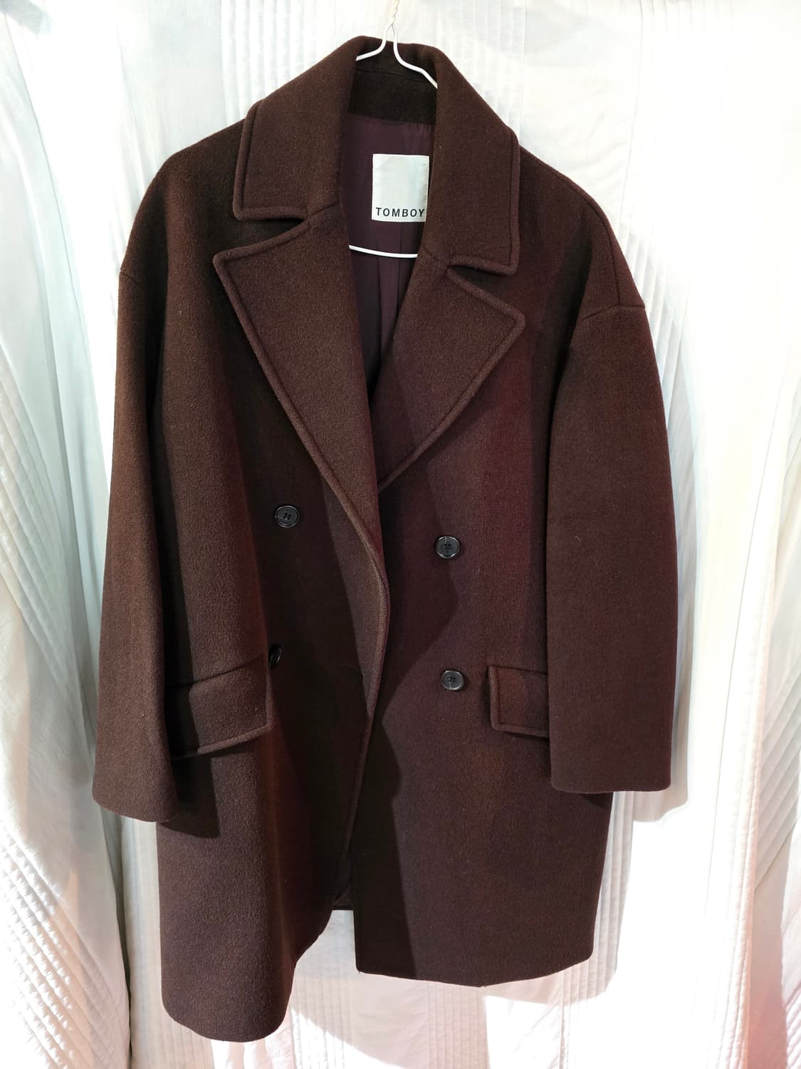 톰보이 오버핏코트  상품이미지2