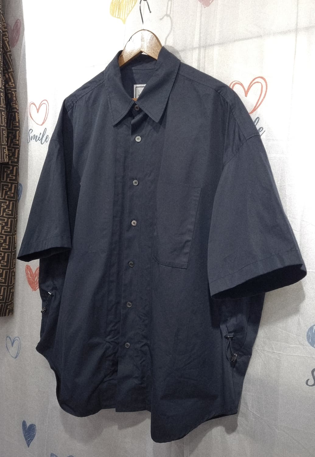 정품) 우영미 숏슬리브 스트링 셔츠  상품이미지2