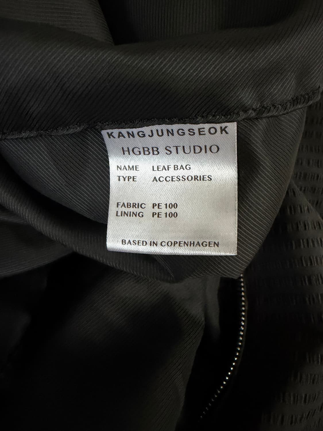 HGBB STUDIO x 강정석 DYED LEAF BAG 상품이미지8