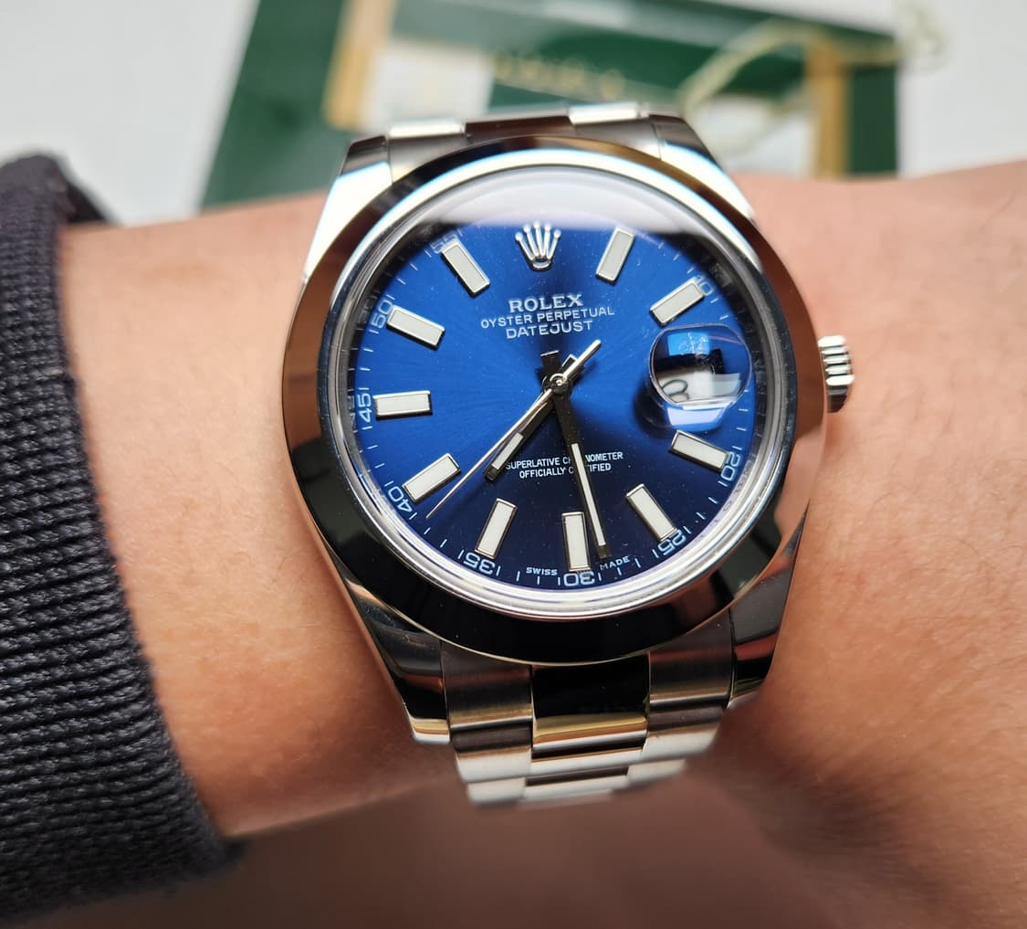 롤렉스 데이저스트 오이스터 퍼페츄얼 116300 청판 41mm 풀셋 상품이미지7