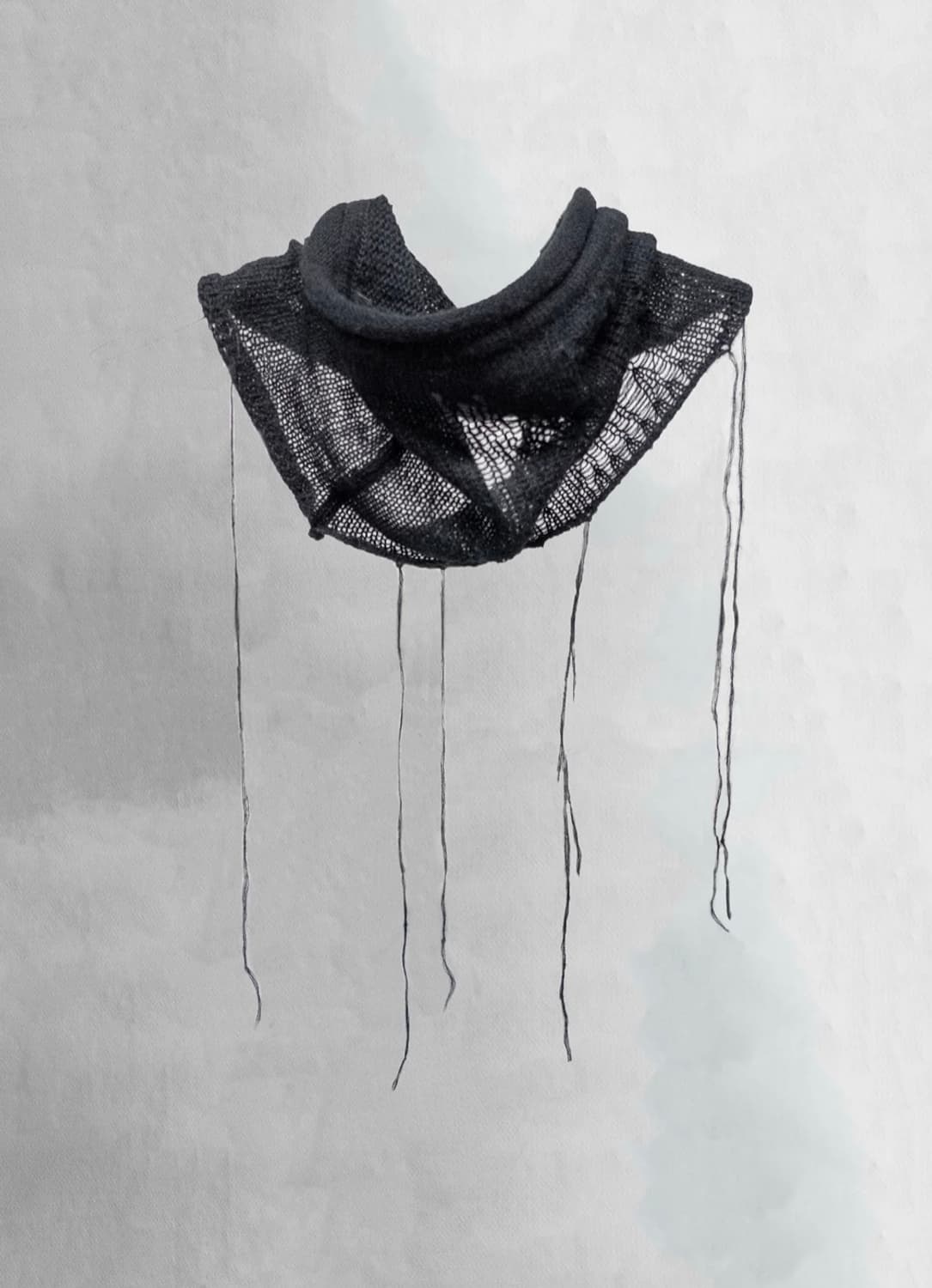 Blackmerle distressed mohair knit(black) 상품이미지5