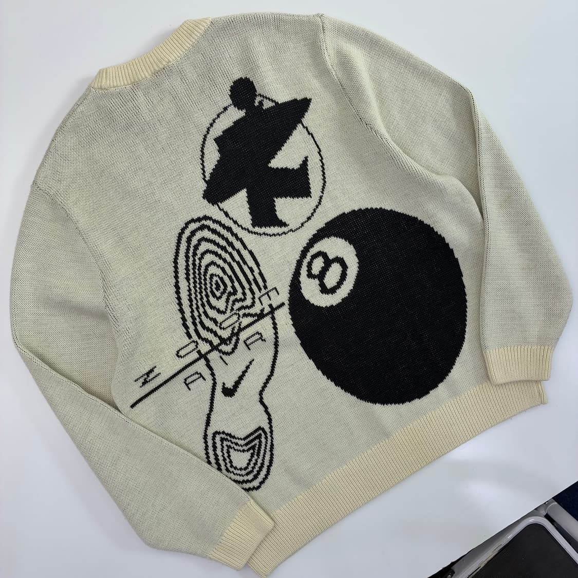 Nike X Stussy 나투시 NRG 23F/W 크림베이지 파슬 스웨터 상품이미지2