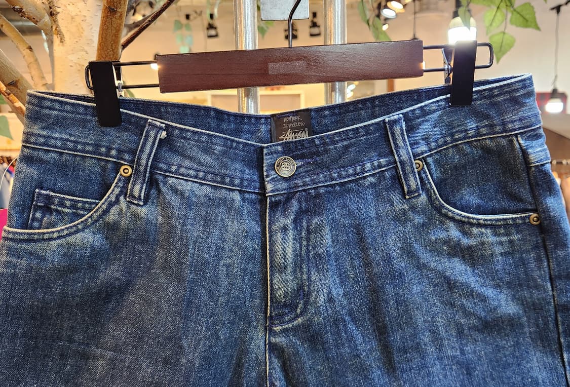 새제품 STUSSY 스투시 제펜 데님 반바지 상품이미지3