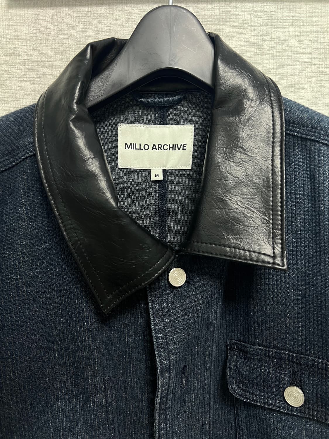 밀로아카이브 데나이티 워시드 워크 자켓 새상품 상품이미지3