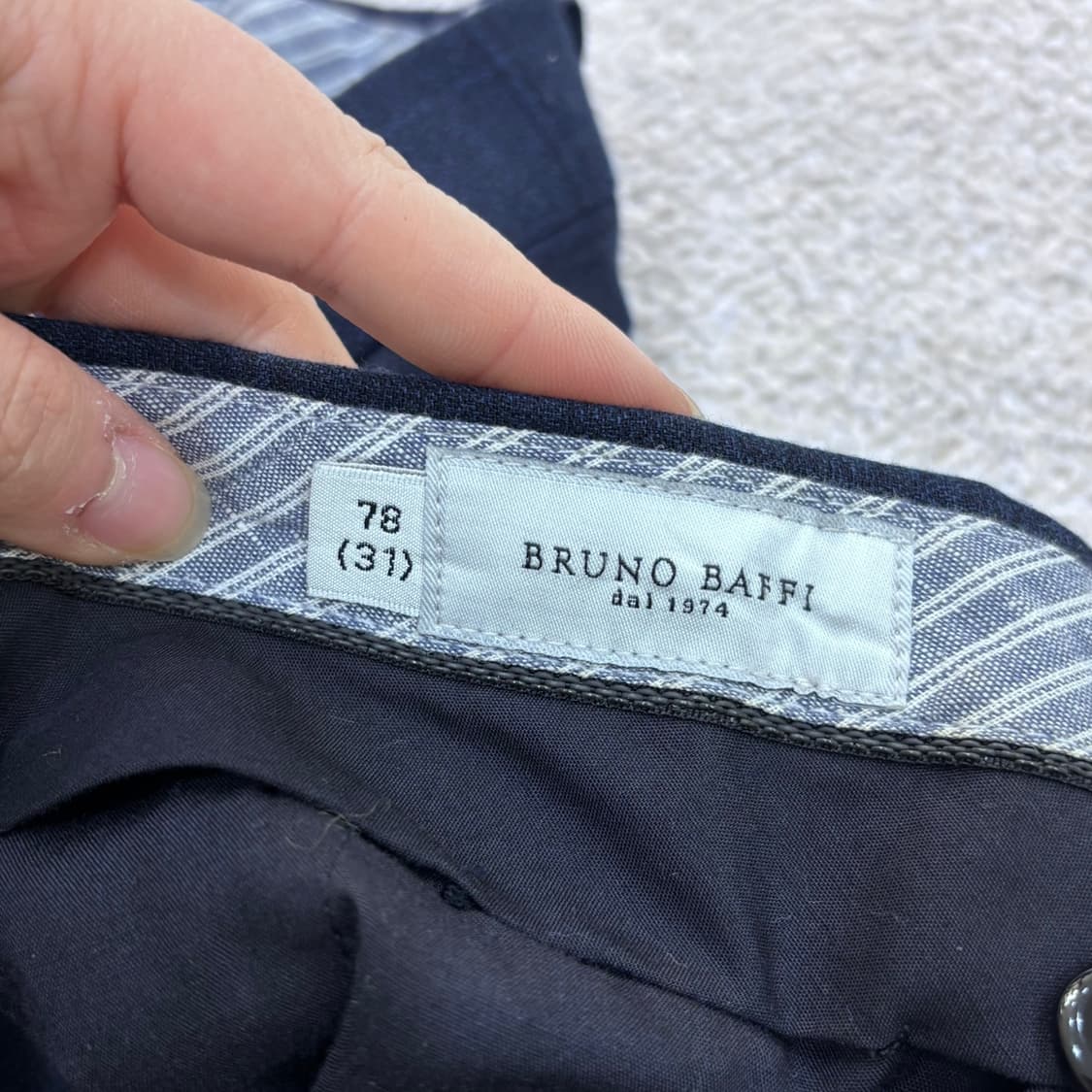 실측확인 브루노바피 정장 세트 0331E 상품이미지8