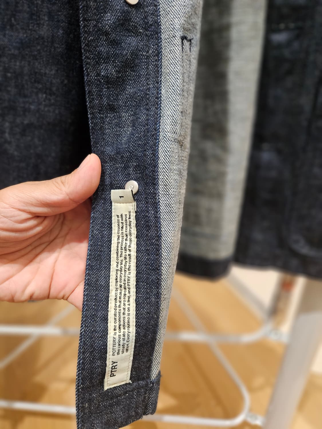 포터리 데님 워크 자켓 1사이즈 상품이미지3