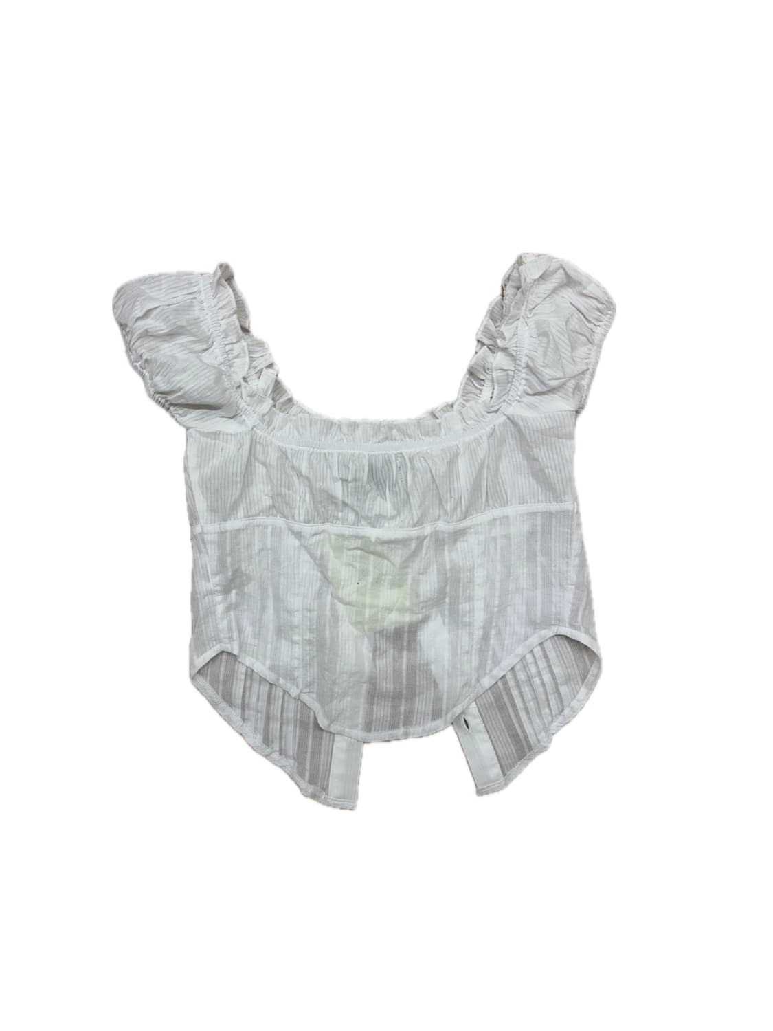 플리즈노팔로우 신디 셔츠탑 화이트 S (택 달린 새 상품) 상품이미지2