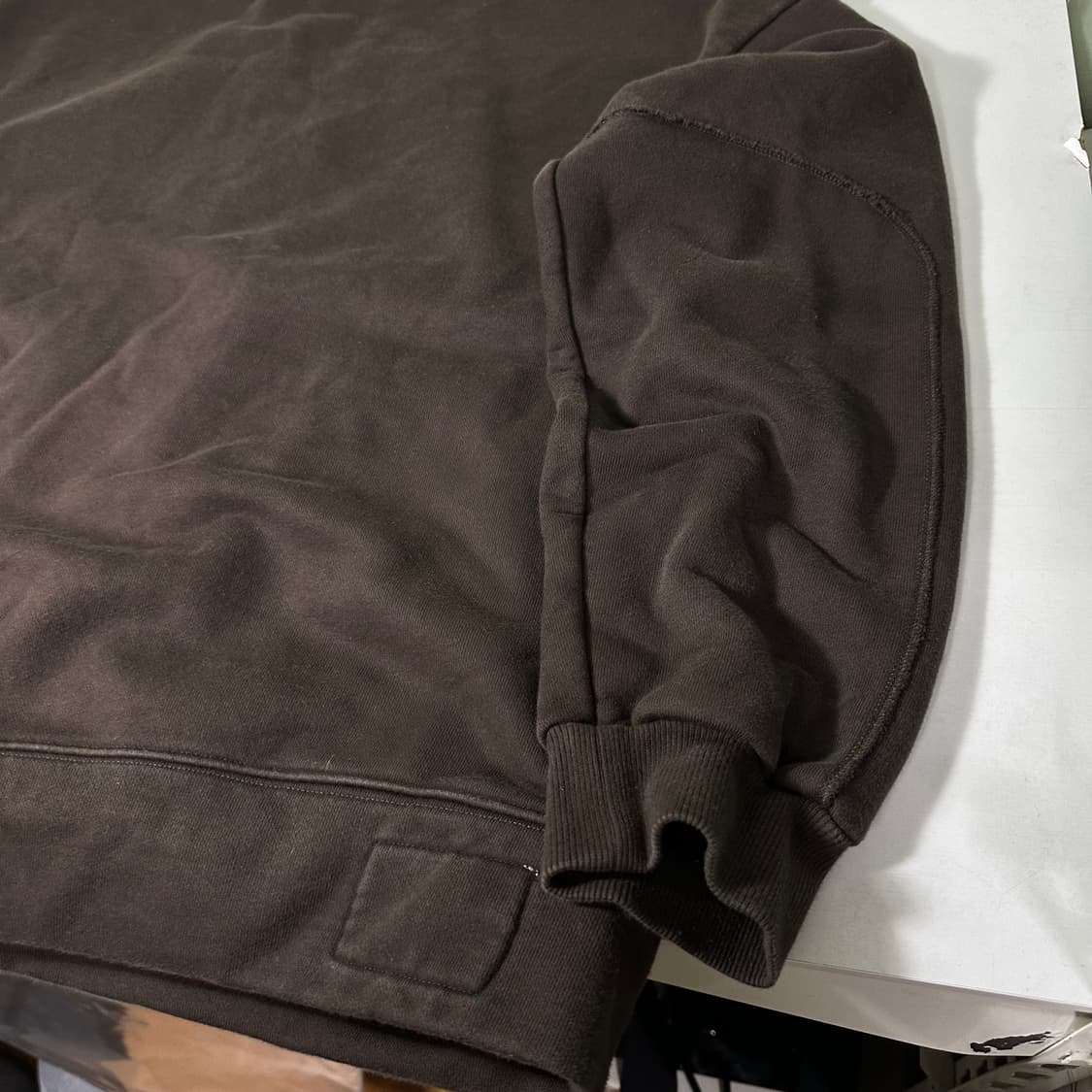 3 XL 러프사이드 딥브라운 헤비스웻코튼 투웨이자켓 상품이미지5