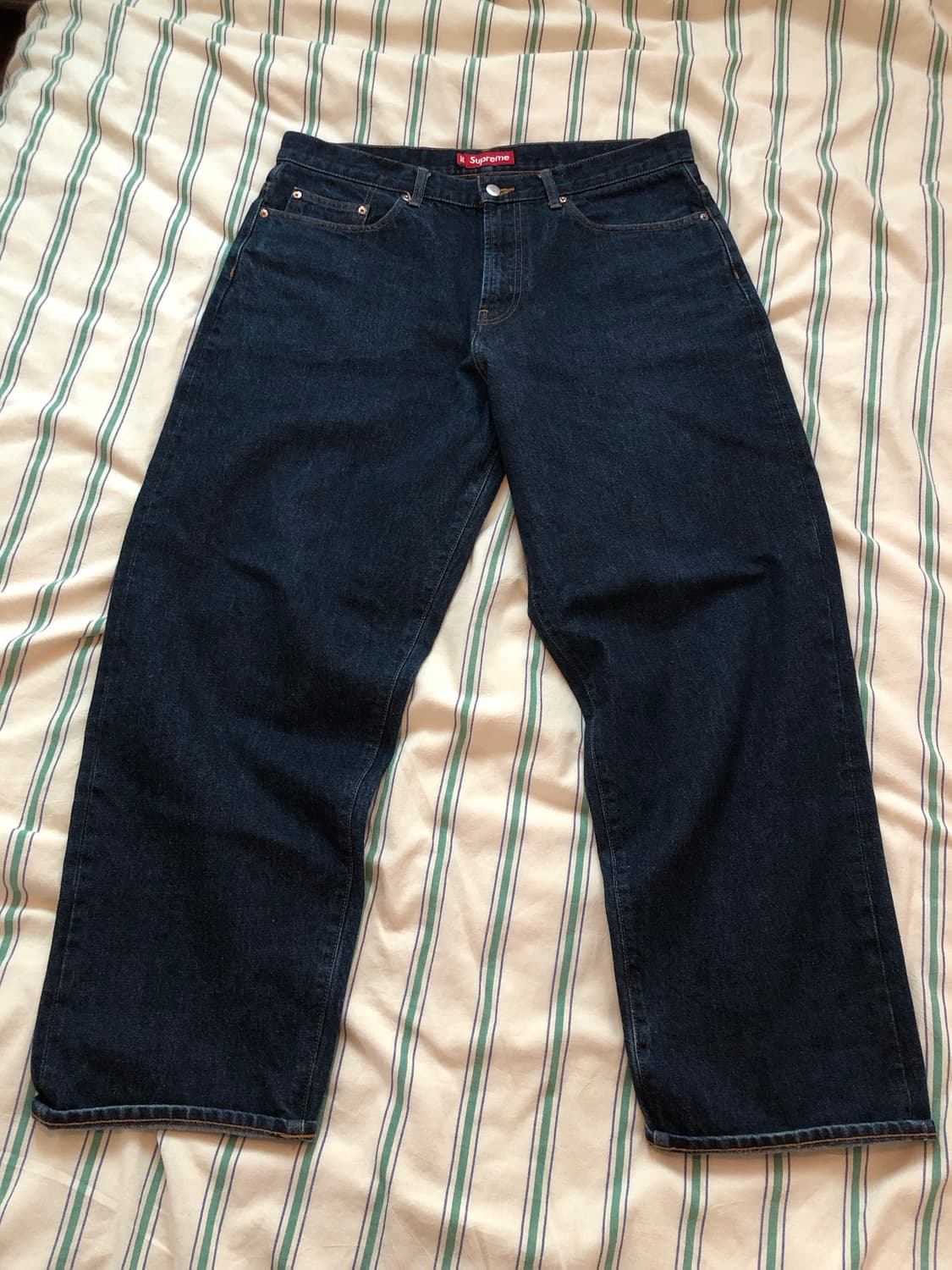 슈프림 배기진 36 Japan Selvedge Indigo Raw 상품이미지2