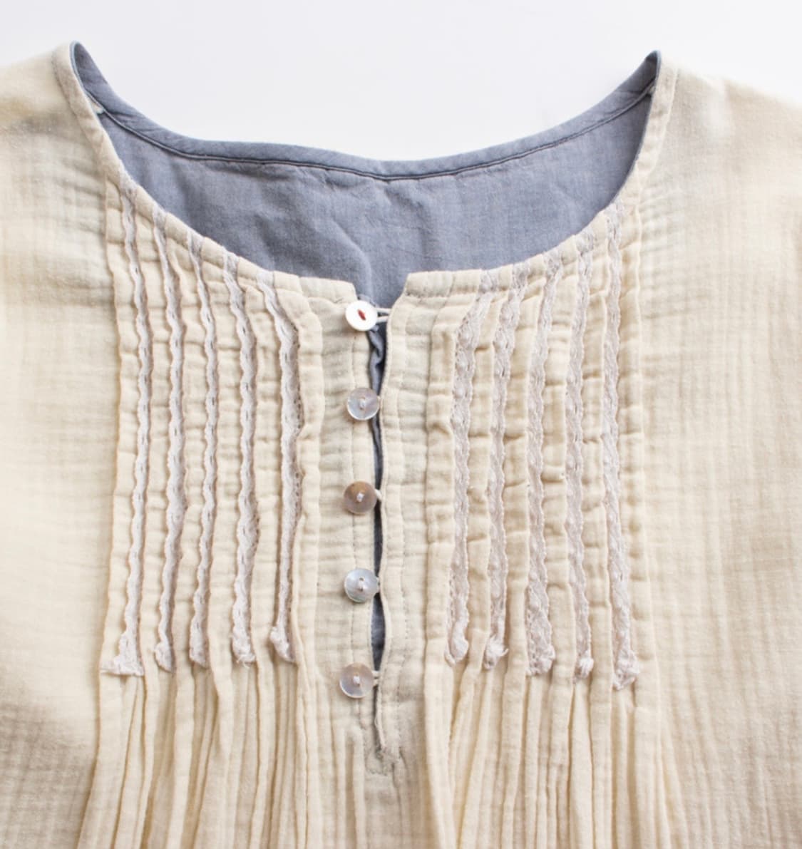 셔링 7부 블라우스 상품이미지3