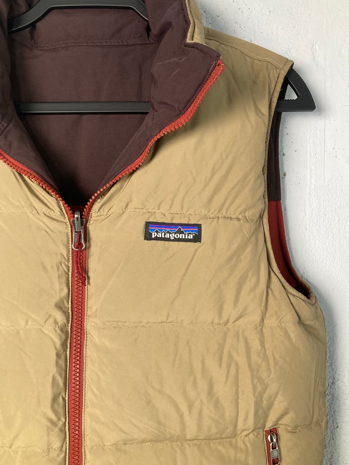 파타고니아 리버서블 다운 베스트 (XS) 상품이미지5