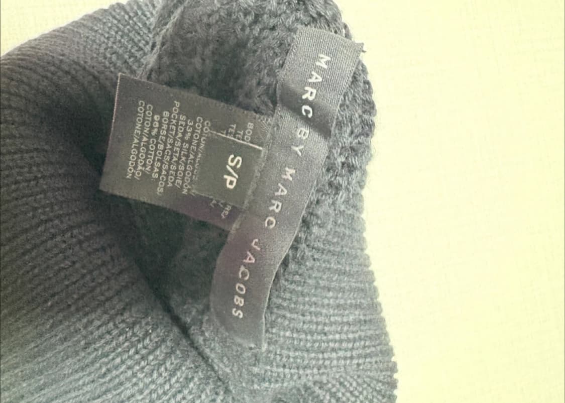 Marc Jacob’s 와플 블랙 니트 S 상품이미지4