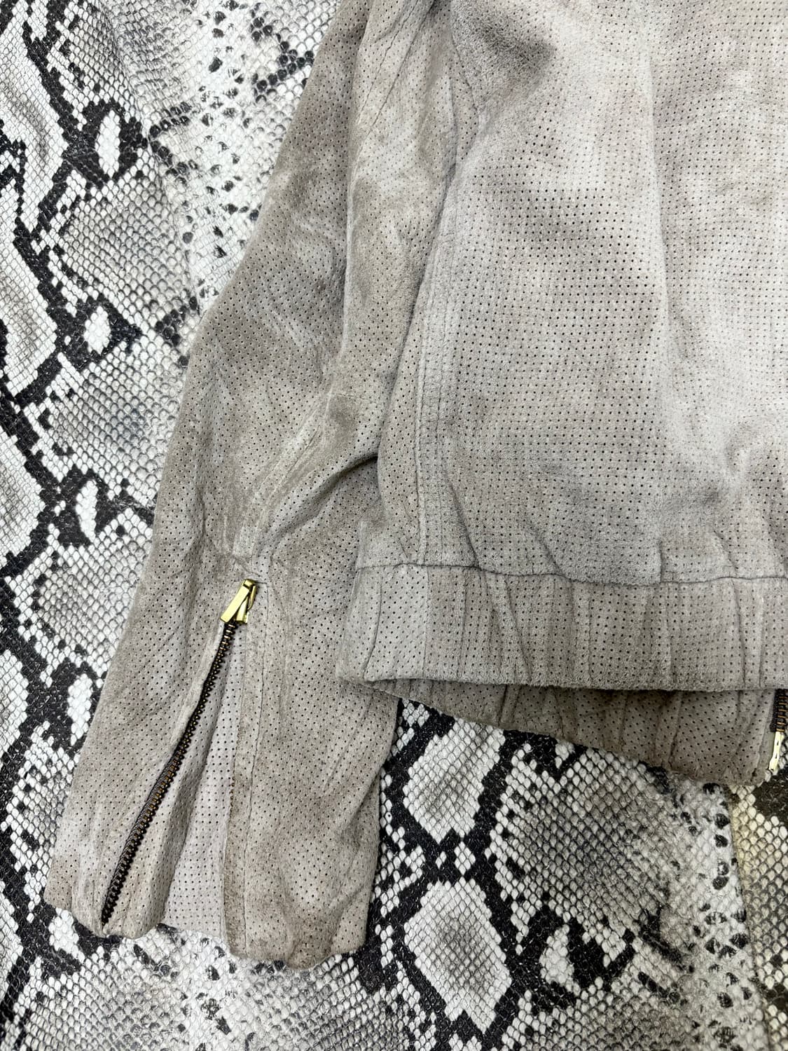 “Vintage”Y2K Mood Beige 2-way Buckle&Zip 상품이미지7