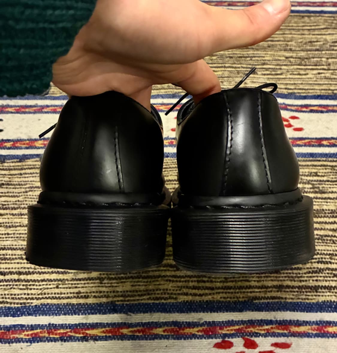 (Uk7/260)닥터마틴 1461 Mono 모노 3홀 블랙 더비슈즈 상품이미지7