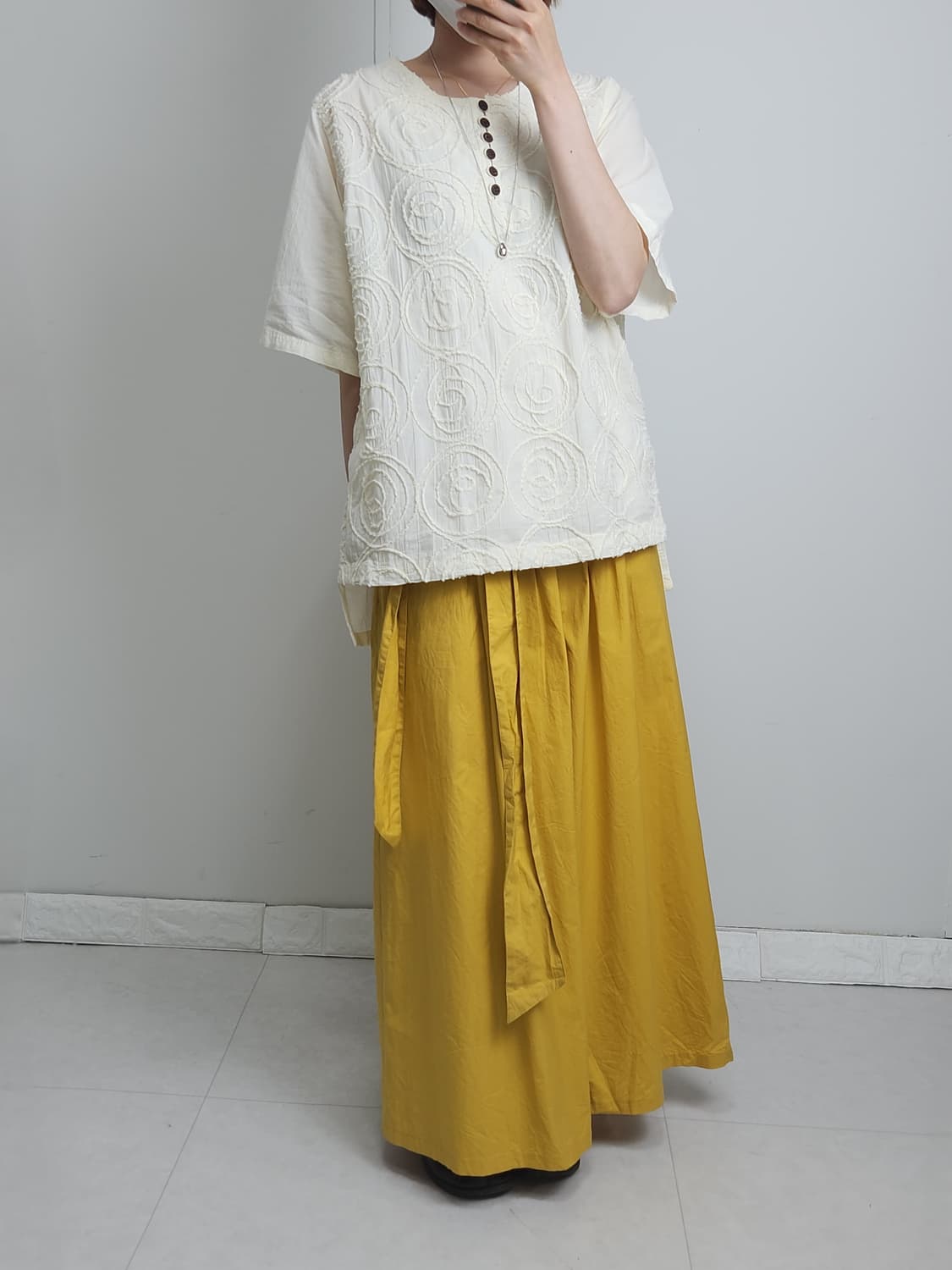 로프 라인 블라우스 상품이미지3